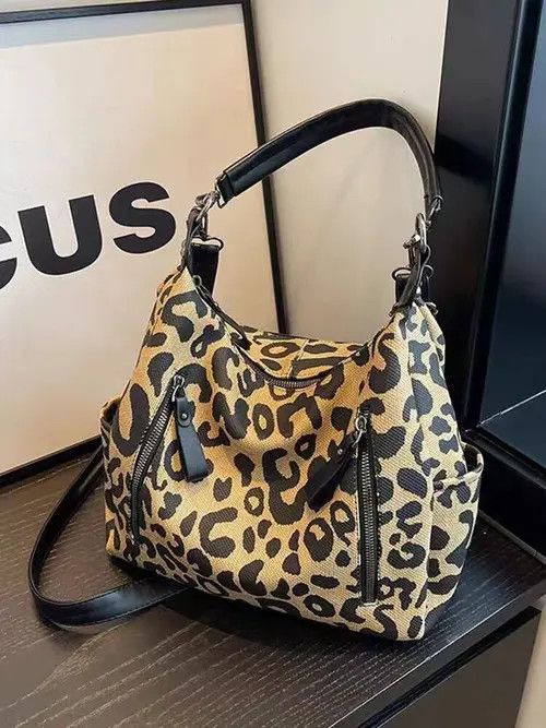 Japanese Brand × Vintage leopard print shoulder bag Size ONE SIZE - 1 Thumbnail