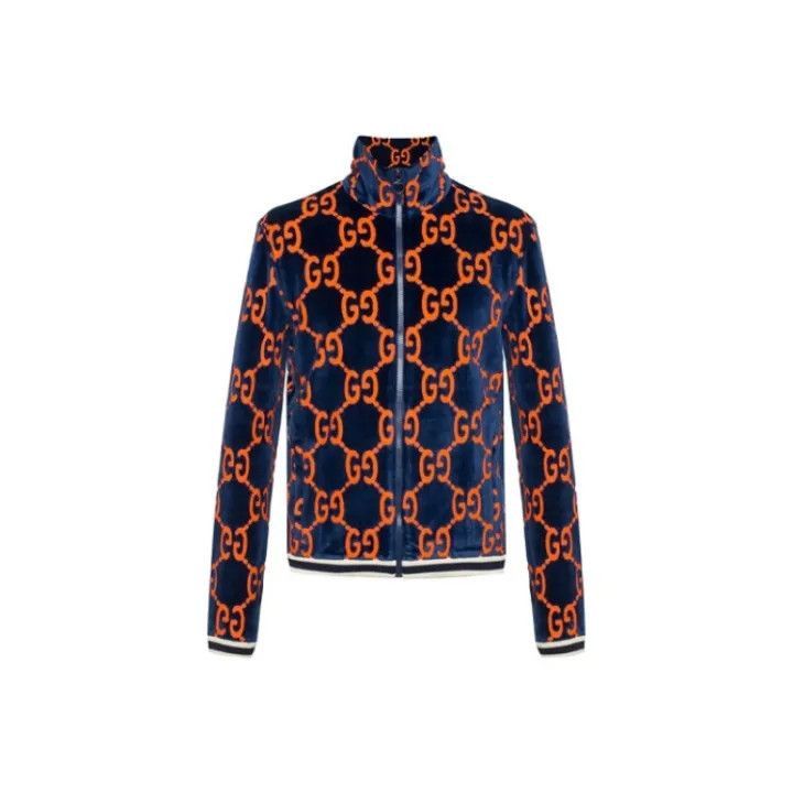 Gucci Gucci Gucci Printed Jacket for Men in Orange -2506 Size US XL / EU 56 / 4 - 1 Thumbnail