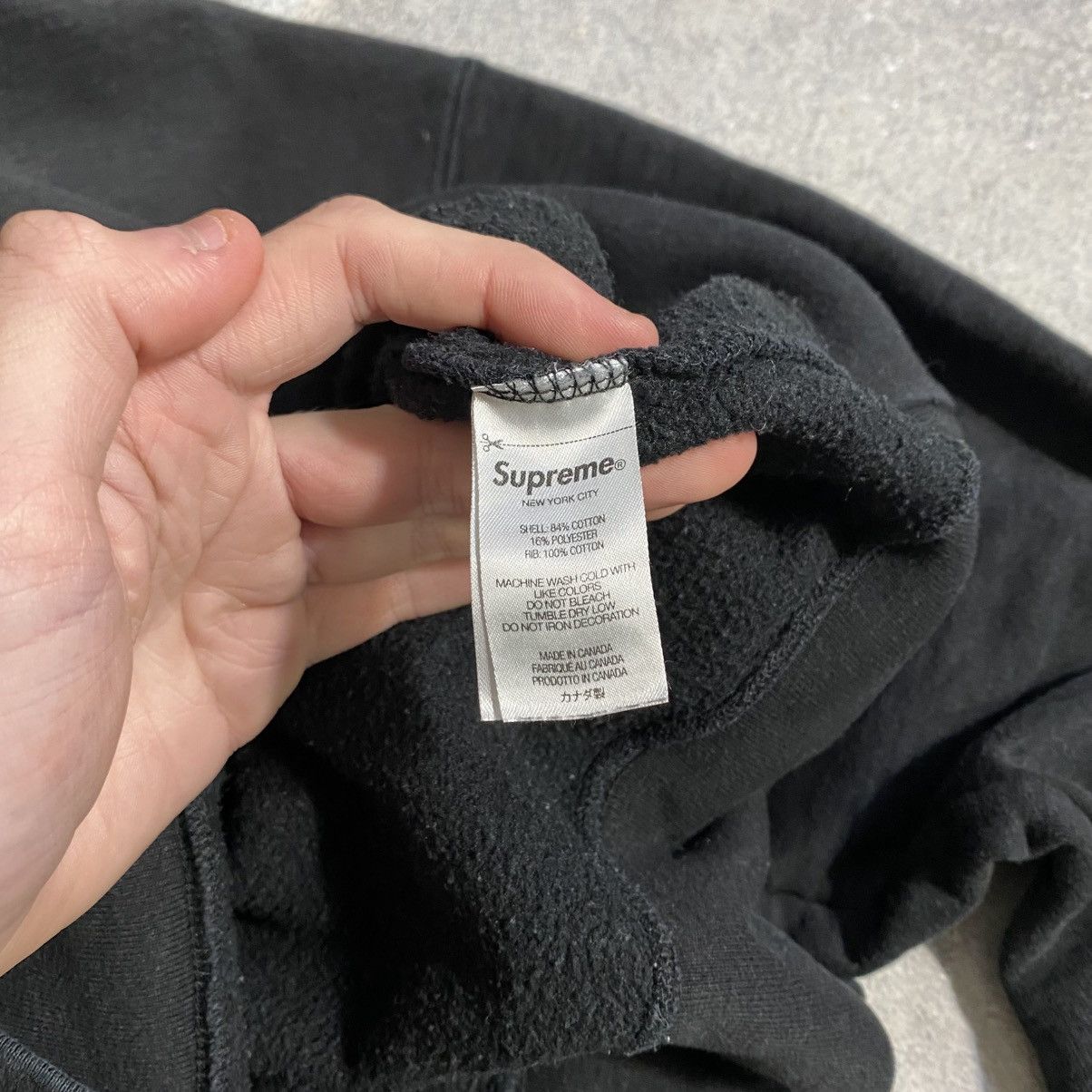 Supreme Supreme sweatshirt basic black logo Size US S / EU 44-46 / 1 - 9 Thumbnail