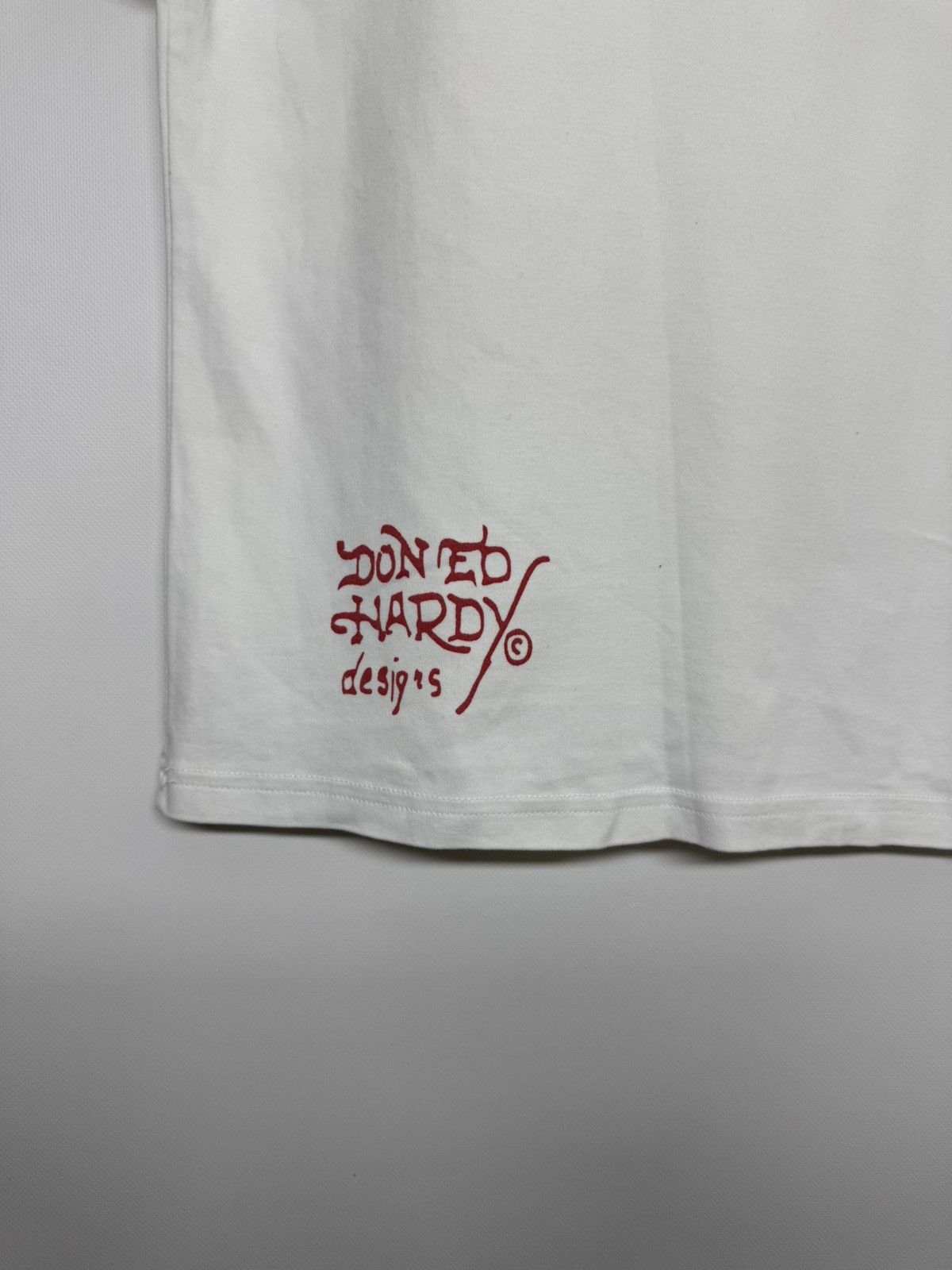 Ed Hardy Ed Hardy Big Logo Polo Shirt Rhinestones Drip Swag y2k Size M / US 6-8 / IT 42-44 - 10 Thumbnail