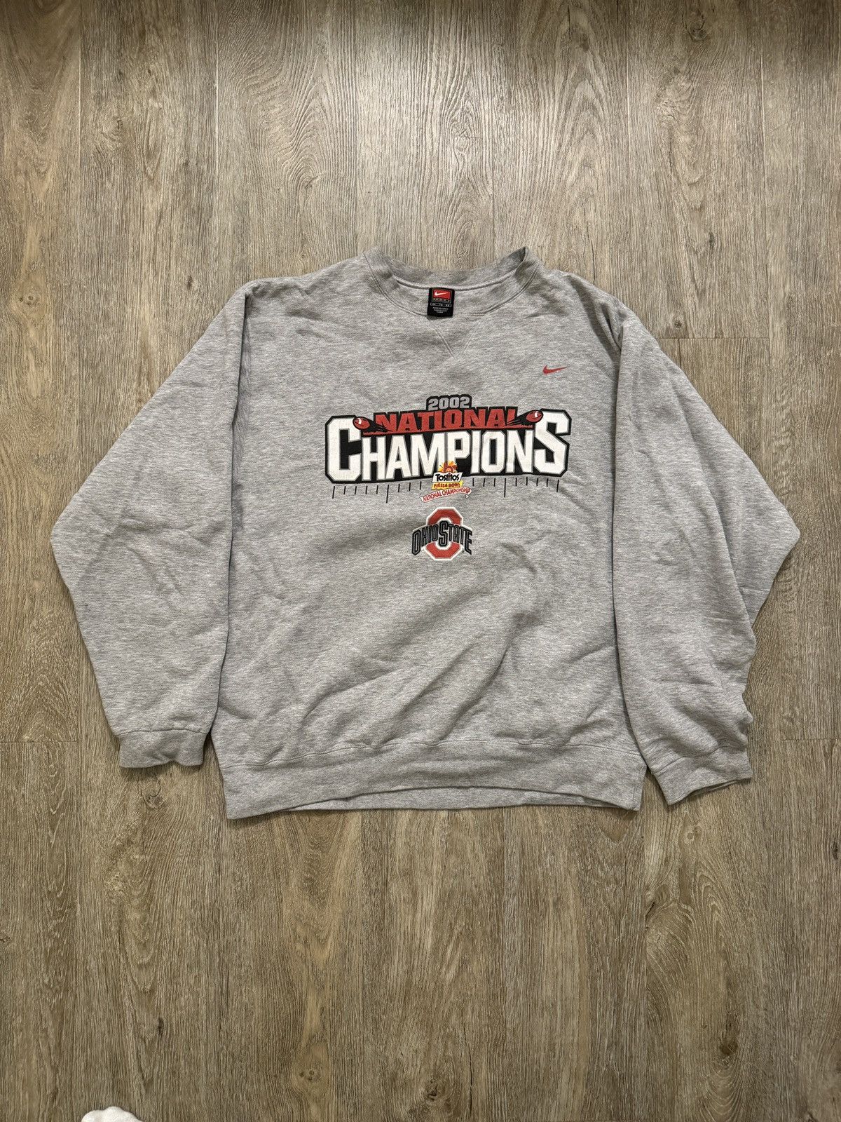 Nike × Vintage Grey Nike Pullover Size US XL / EU 56 / 4 - 1 Thumbnail