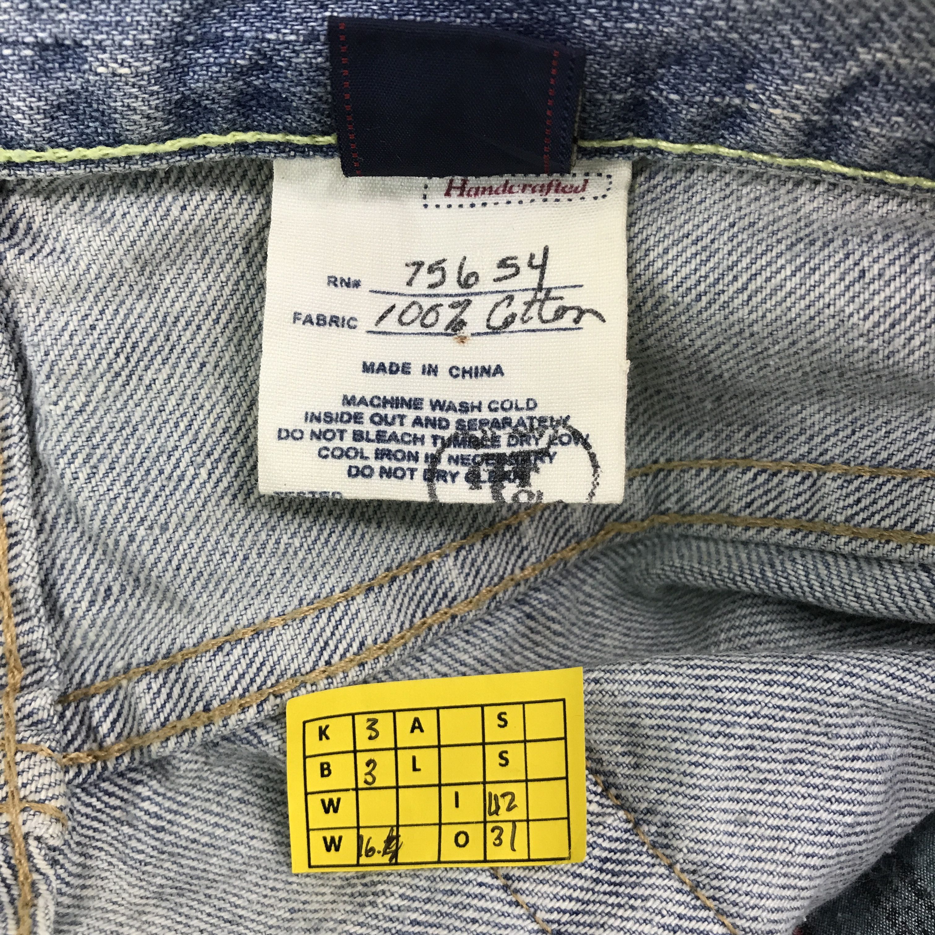 Abercrombie & Fitch × Japanese Brand Baggy Denim abercrrombie and fitch distressed pants Size US 32 / EU 48 - 11 Thumbnail