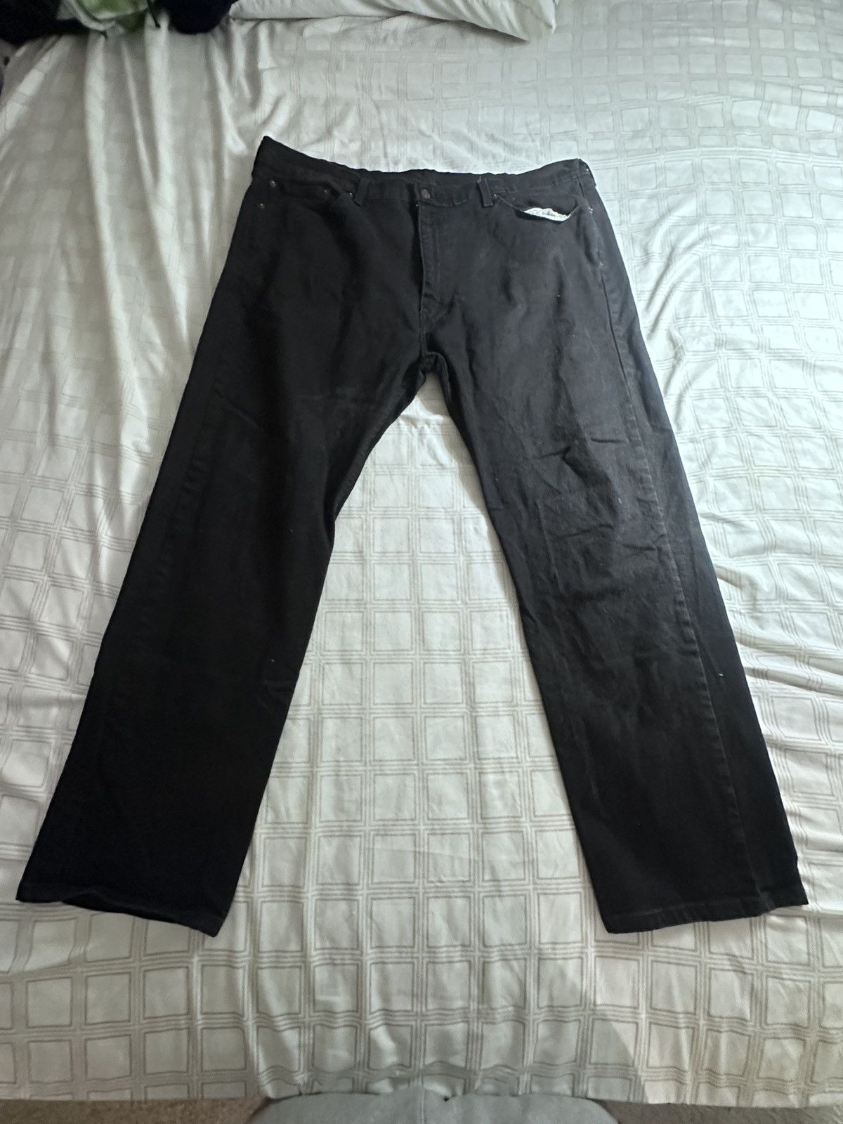 Levi's Vintage Clothing × Vintage Levi’s Black Denim 505 Size US 42 / EU 58 - 1 Thumbnail