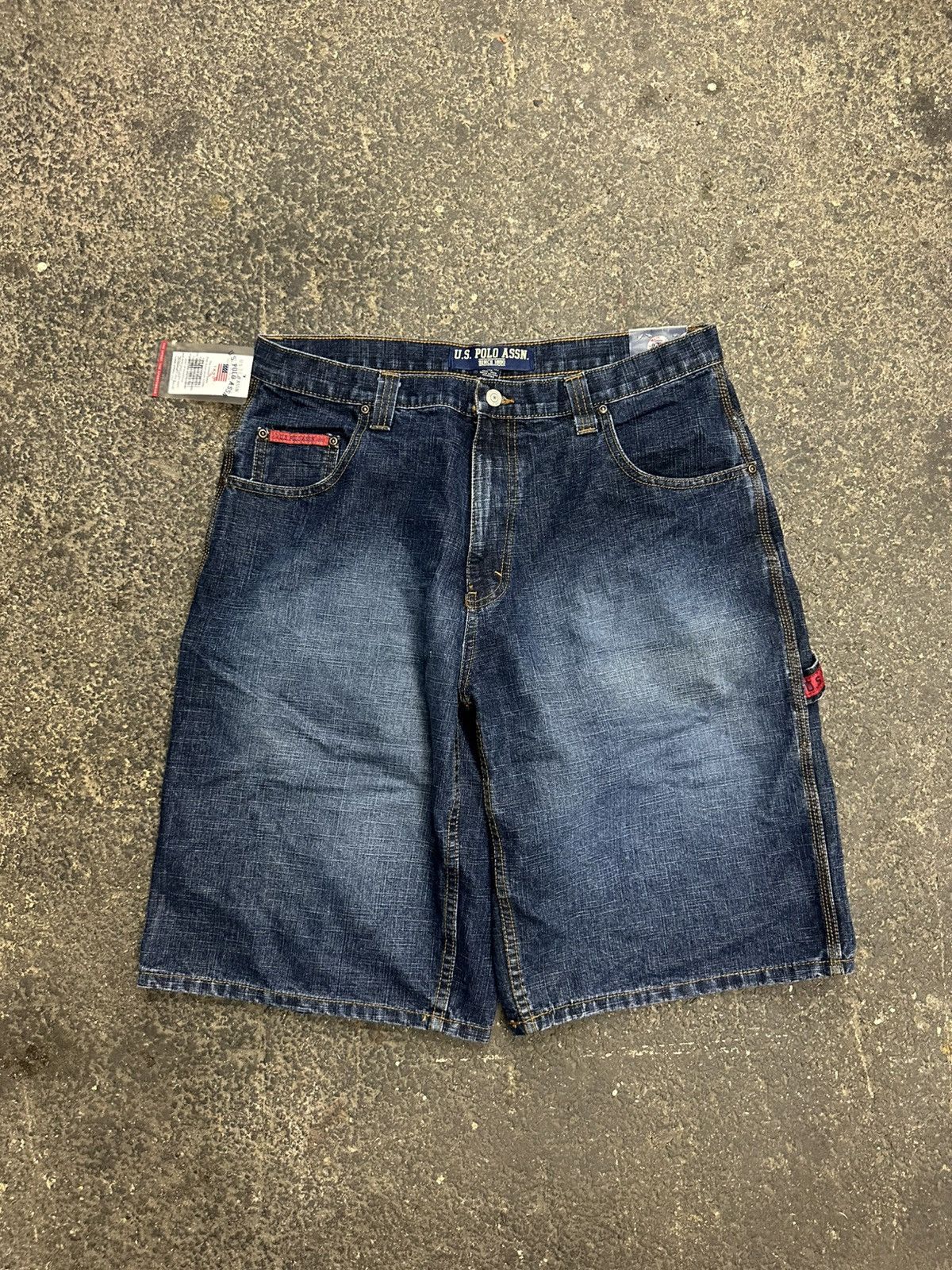 U.S. Polo Assn. Y2K polo cargo jorts Size US 36 / EU 52 - 6 Thumbnail