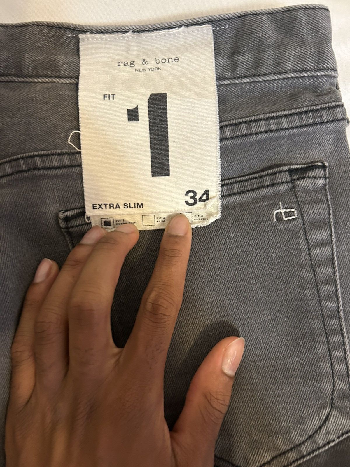 Japanese Brand × Rag & Bone Rag & Bone Extra Slim Fit 1 Japanese Denim Size US 34 / EU 50 - 4 Thumbnail