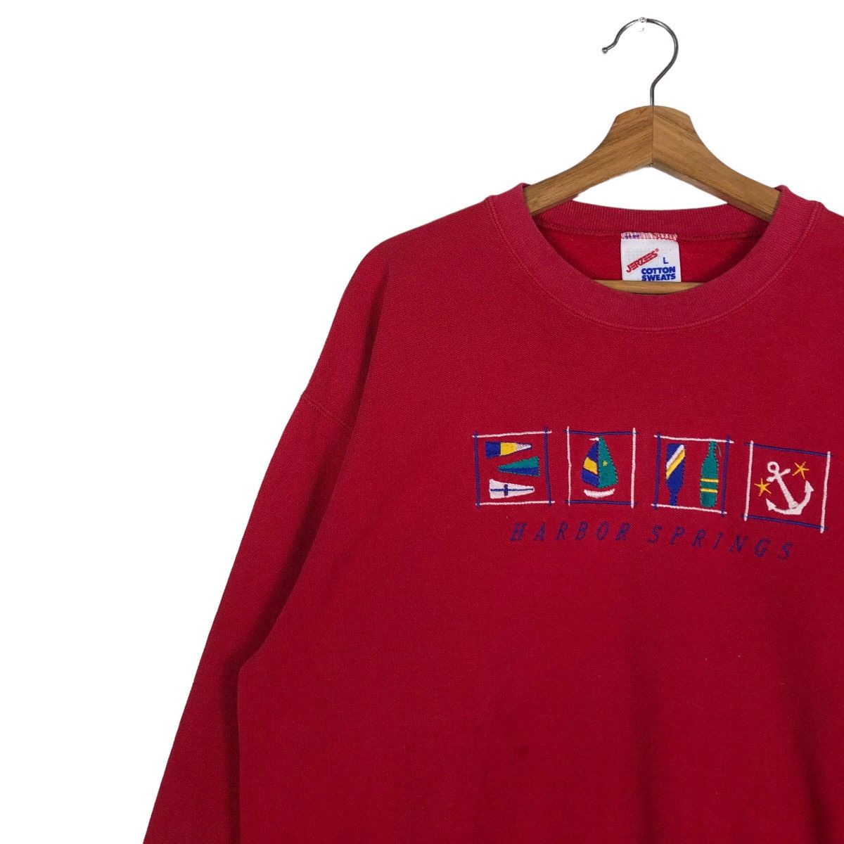 Vintage 🔥Vintage Sweatshirt Harbour Springs Big Logo Size US L / EU 52-54 / 3 - 7 Thumbnail
