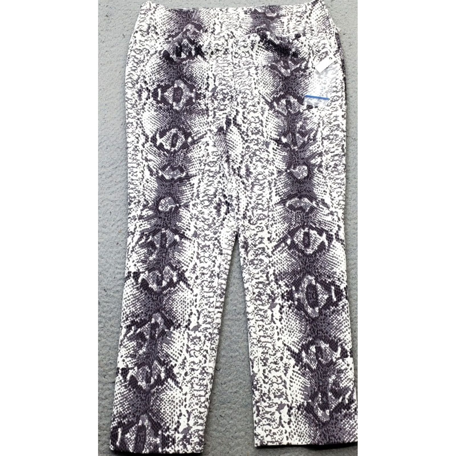 Insight Insight Pants Women 6 Multi Snake Print Regular Fit Flat Front High Waisted Size 28" / US 6 / IT 42 - 2 Thumbnail