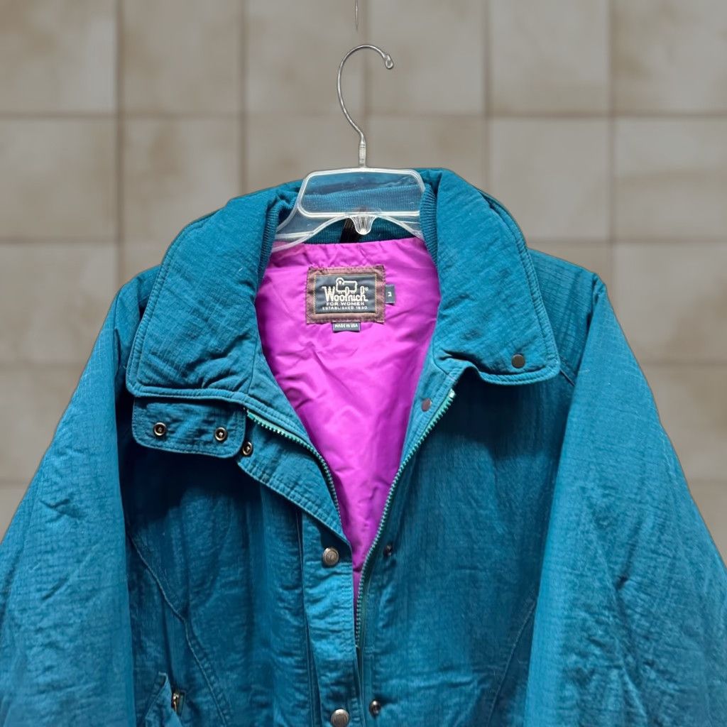 Vintage VINTAGE Woolrich Jacket Womens Medium Pink Ski Coat Parka 90s Woolrich Womens Jacket Size M / US 6-8 / IT 42-44 - 1 Thumbnail