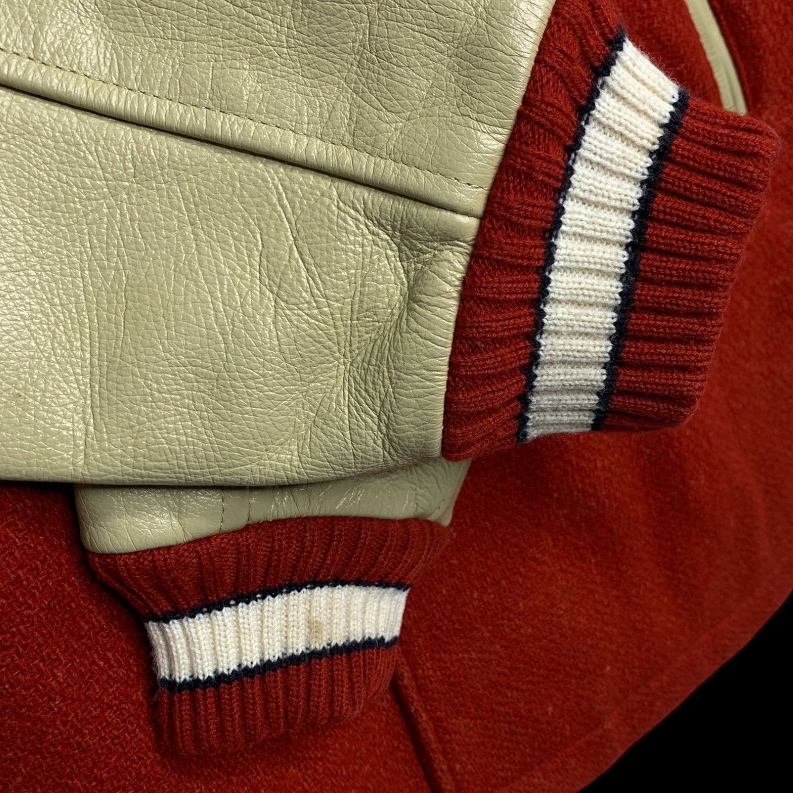 Japanese Brand HOUSTON | Vintage “DEVILS” Varsity Jacket | L (40) Size US L / EU 52-54 / 3 - 6 Thumbnail