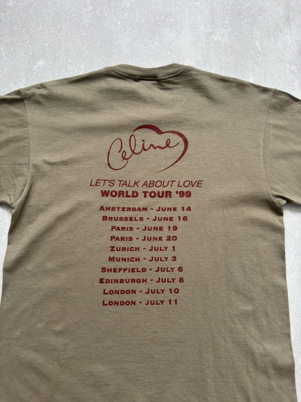 Band Tees × Vintage Vintage Celine Dion Let’s Talk About Love 1999 Tee Shirt Size US L / EU 52-54 / 3 - 11 Thumbnail