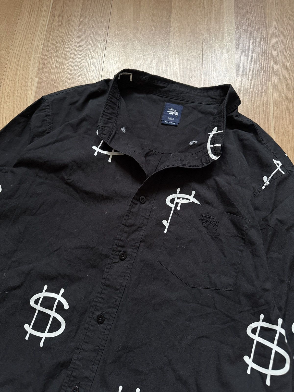 Stussy Stussy dollars overprint black money vintage rare 2000s Size US L / EU 52-54 / 3 - 4 Thumbnail