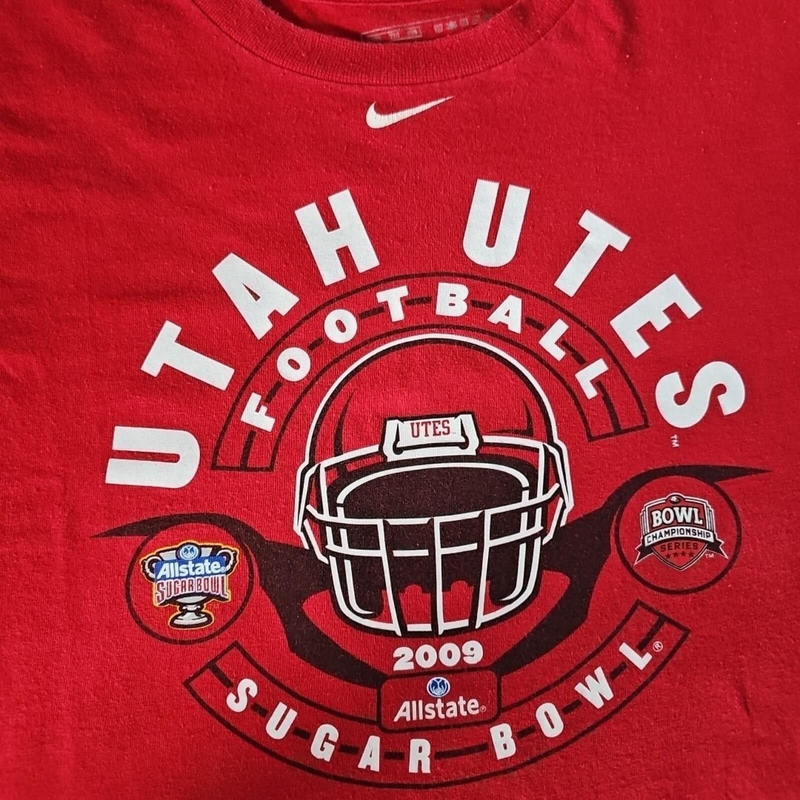 Nike Nike Team Utah Utes XXL 2009 Sugar Bowl Shirt Size ONE SIZE - 2 Thumbnail