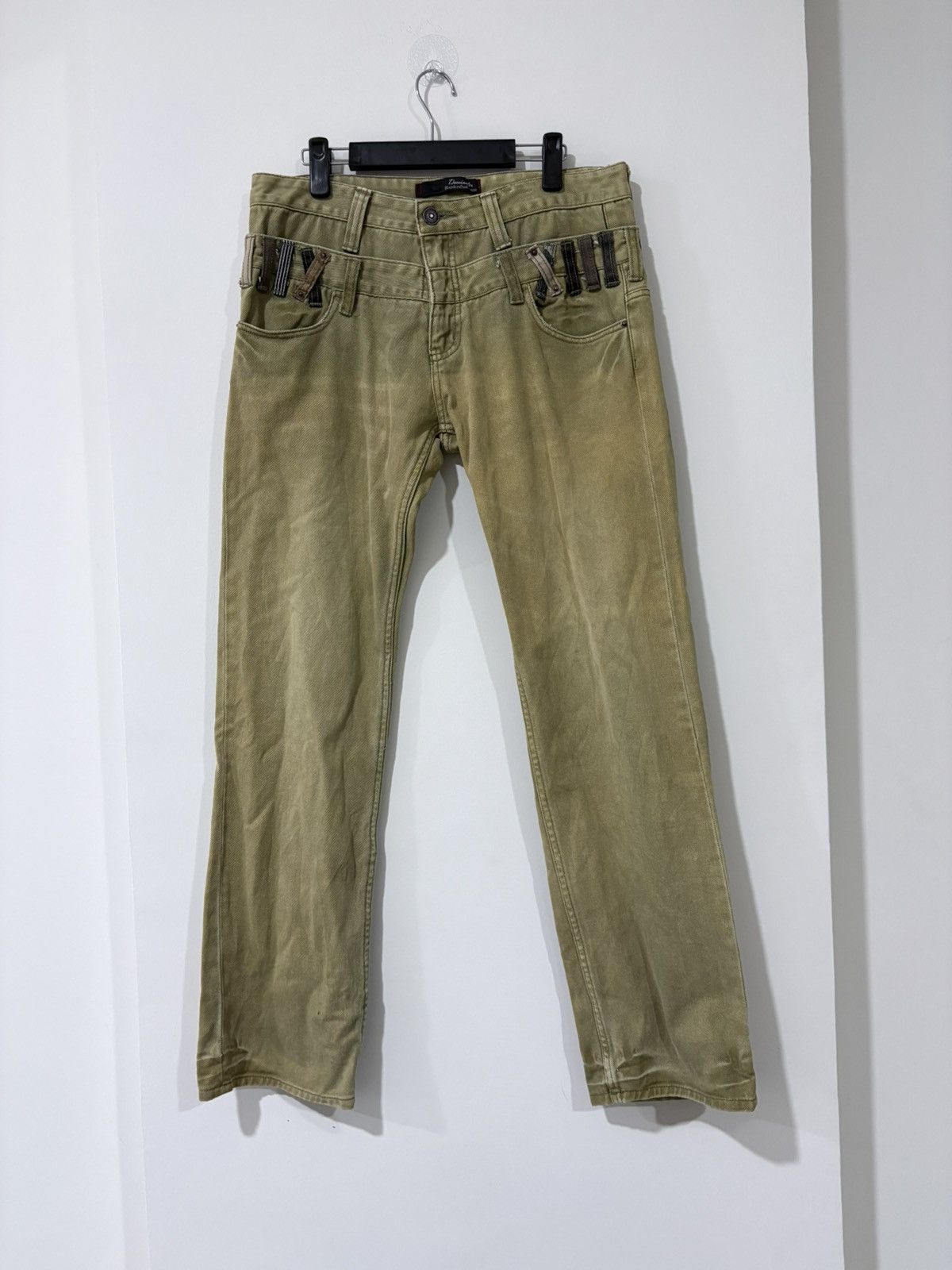 Seditionaries JAPANESE BRAND DOMINATE JEANS DOUBLE WAIST Size US 34 / EU 50 - 2 Thumbnail