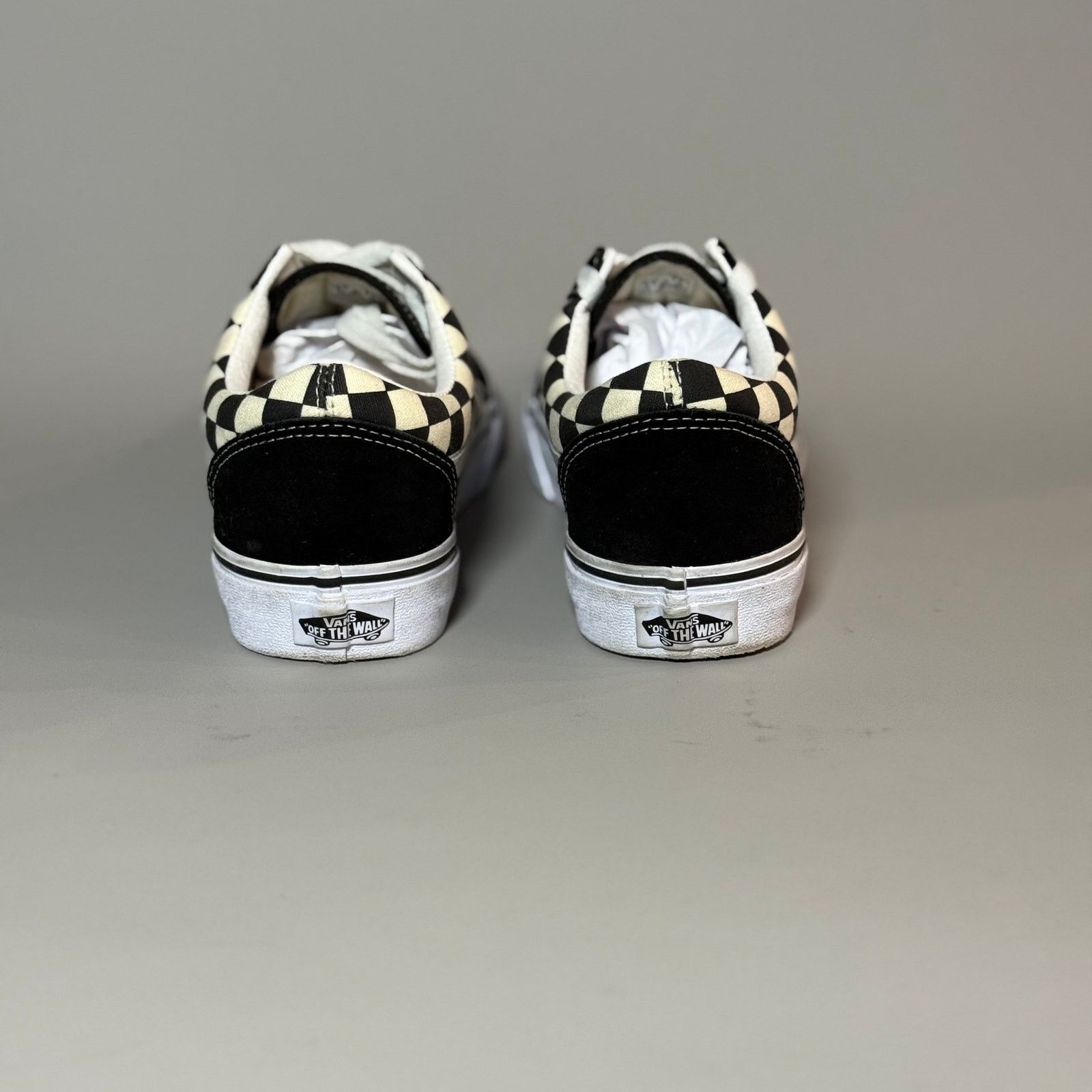 Vans Vans Old Skool Checkerboard Skate Shoe - Black / White Size US 6.5 / EU 39-40 - 7 Thumbnail