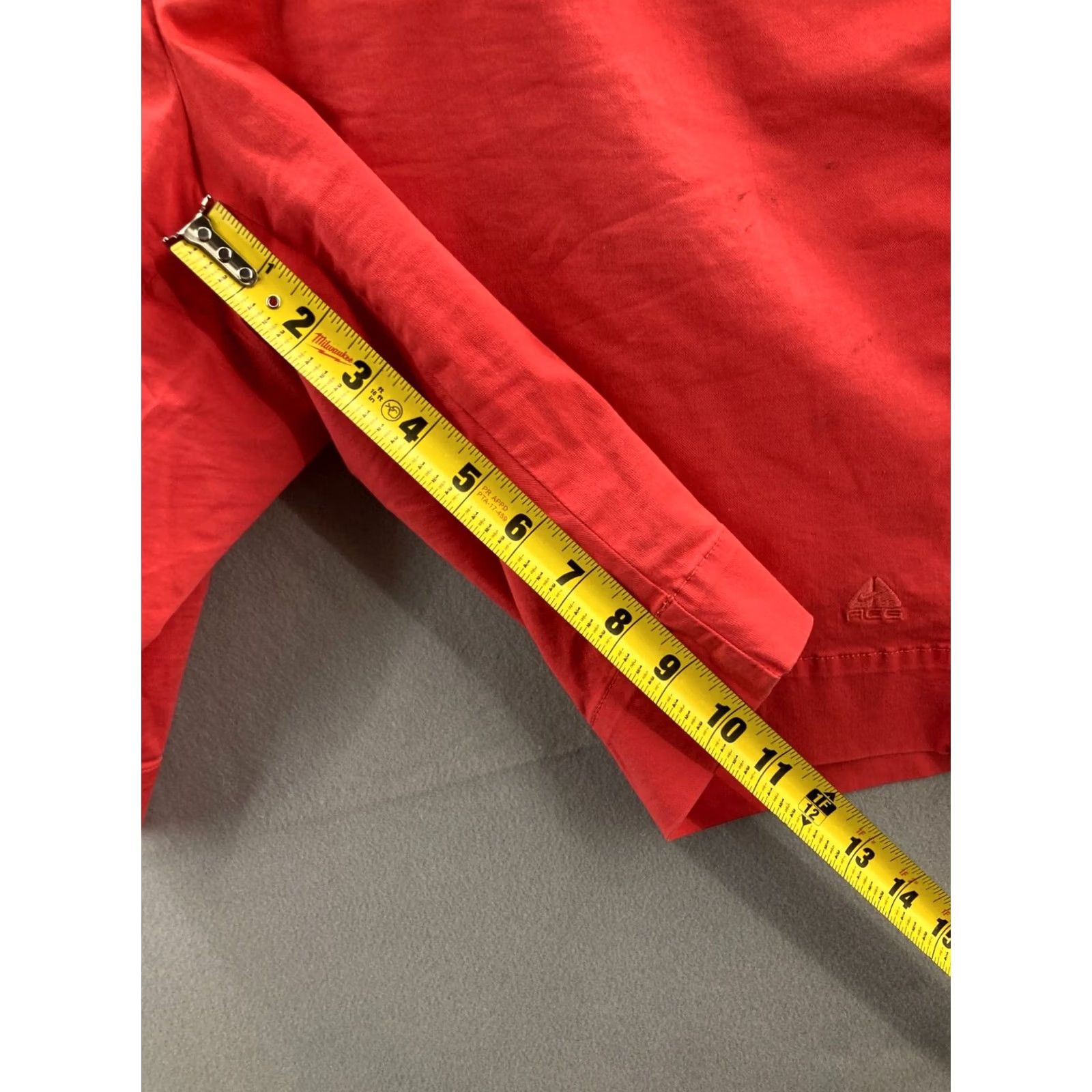 Nike ACG VINTAGE Nike ACG Belted Shorts Womens 12 Red Loose Fit Shirt Womens L Red 90s Belted Athletic Belted Shoes? Size 36" / US 14 / IT 50 - 7 Thumbnail
