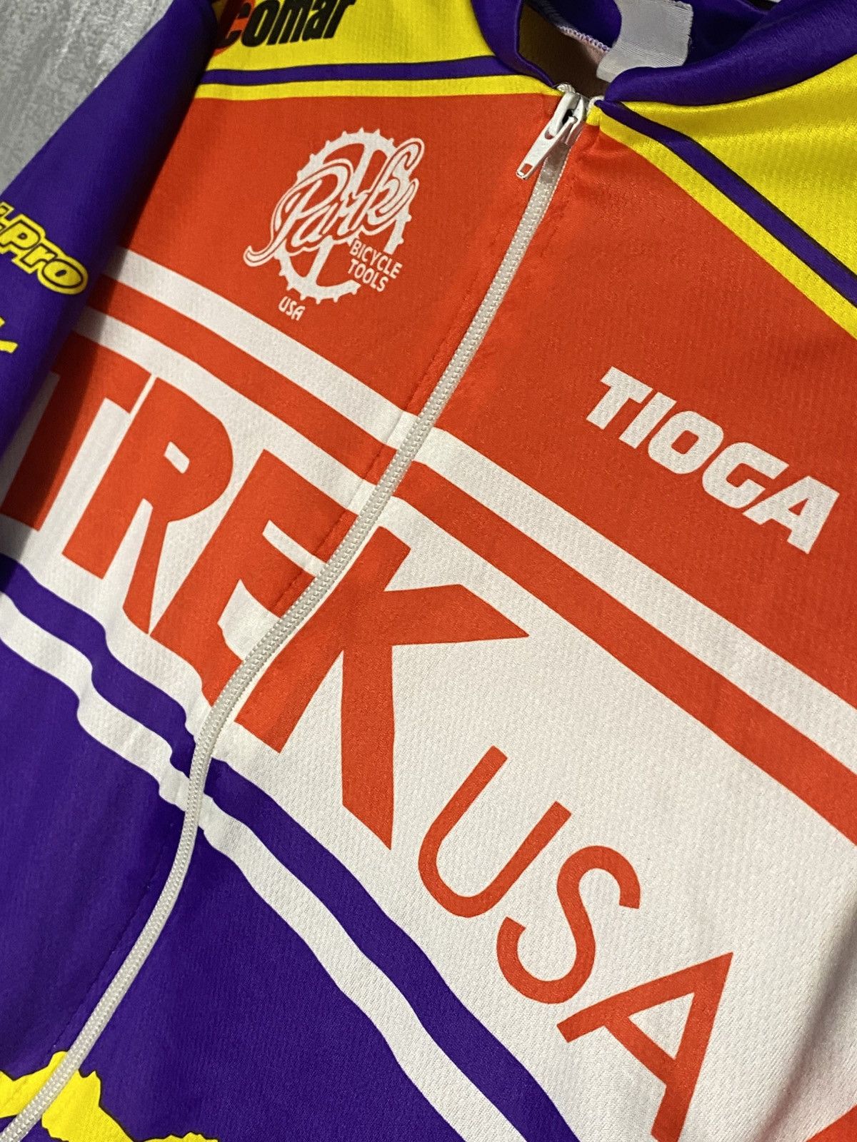 Vintage Vintage 80x TREK USA Cycling Comar Team bicycle Tools USA Size US XL / EU 56 / 4 - 6 Thumbnail