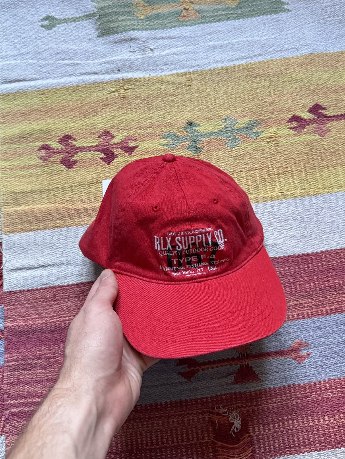 RLX Ralph Lauren Polo Ralph Lauren RLX Supply Co. Type F-4 Stretch Fit Hat Size ONE SIZE - 1 Thumbnail