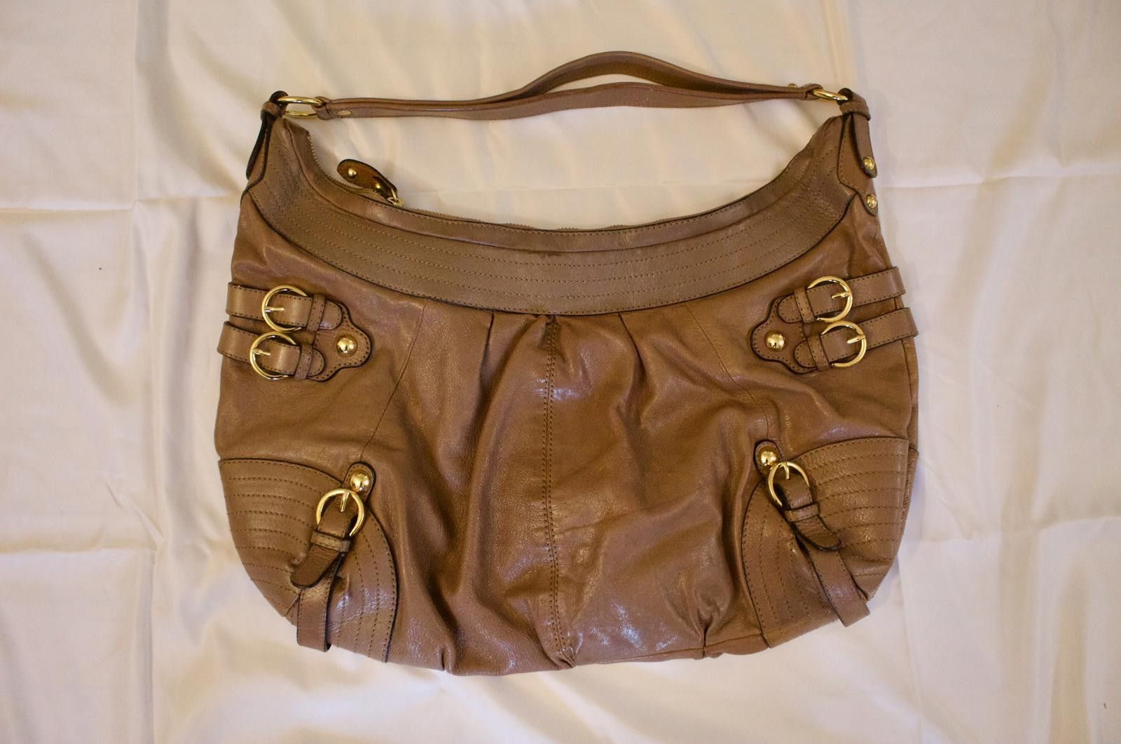 Other Hype Stylish Brown Handbag with Gold Accents Size ONE SIZE - 3 Thumbnail