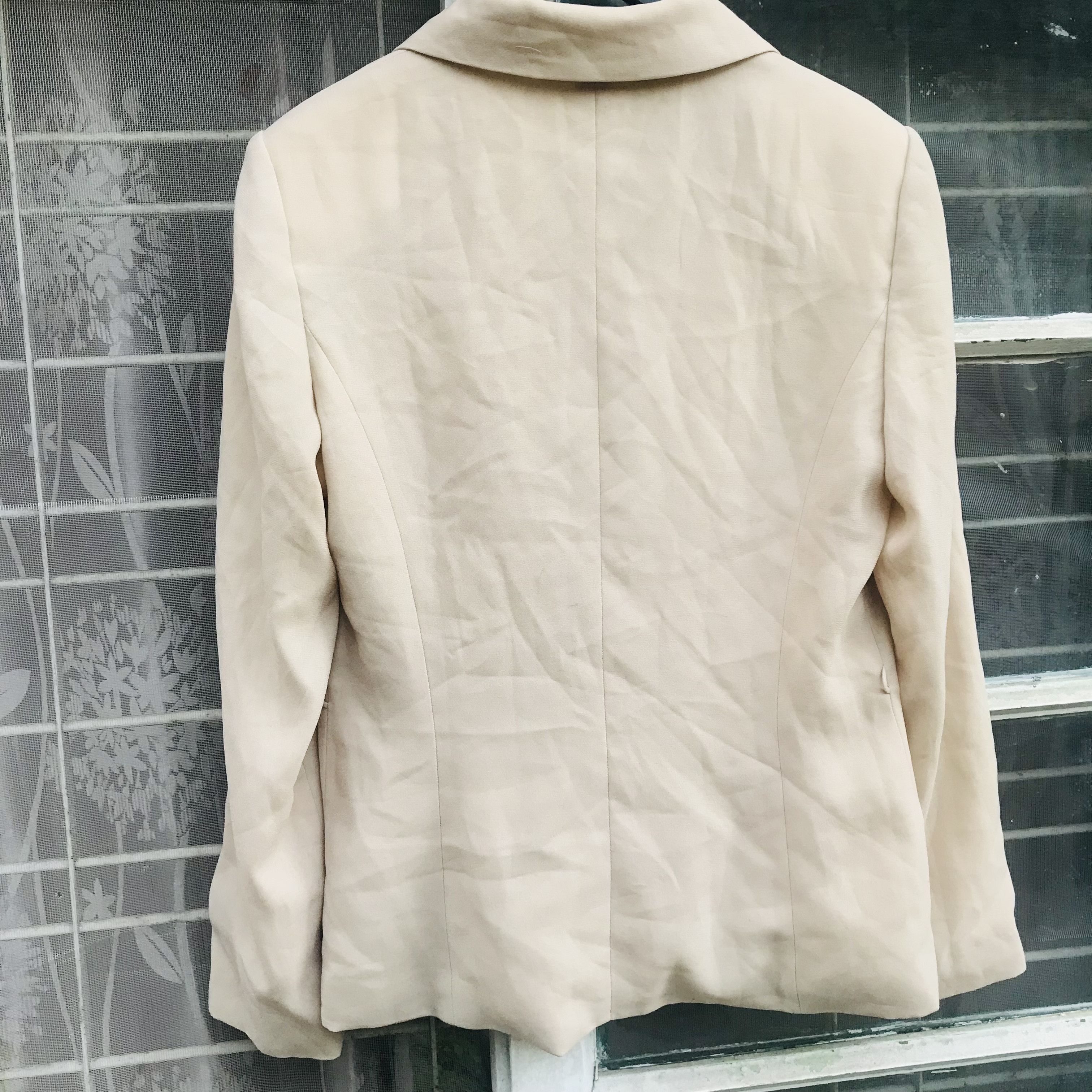 Le Grande Bleu (L.G.B.) × Vintage Vintage Ketty Ethereal Silk Blazer Size M / US 6-8 / IT 42-44 - 5 Thumbnail