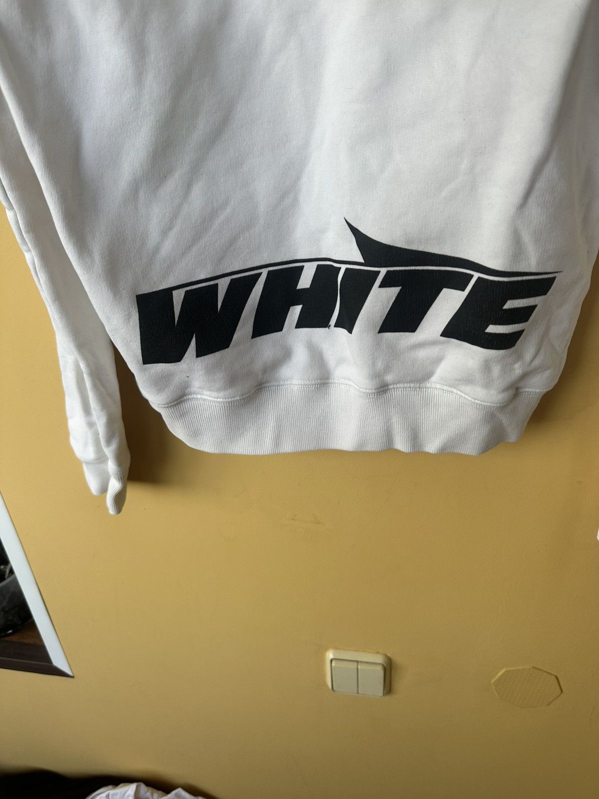 Off-White Men's Off-White Off White Pullover Hoodie White Men XS Size US XS / EU 42 / 0 - 10 Thumbnail