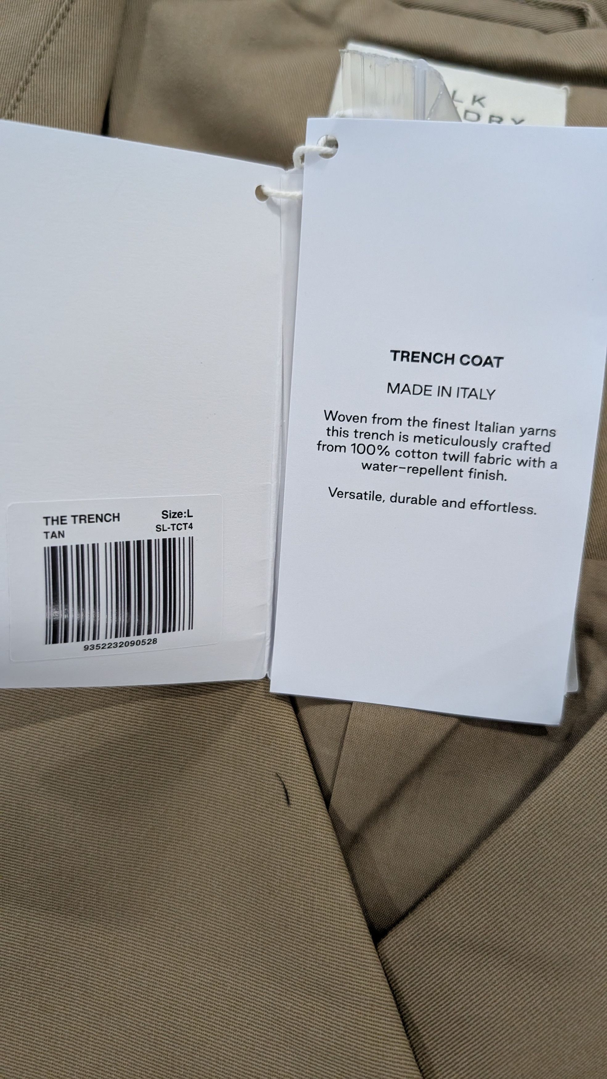 Silk Laundry Silk Laundry The Italian Trench Coat Womens L Size L / US 10 / IT 46 - 18 Thumbnail
