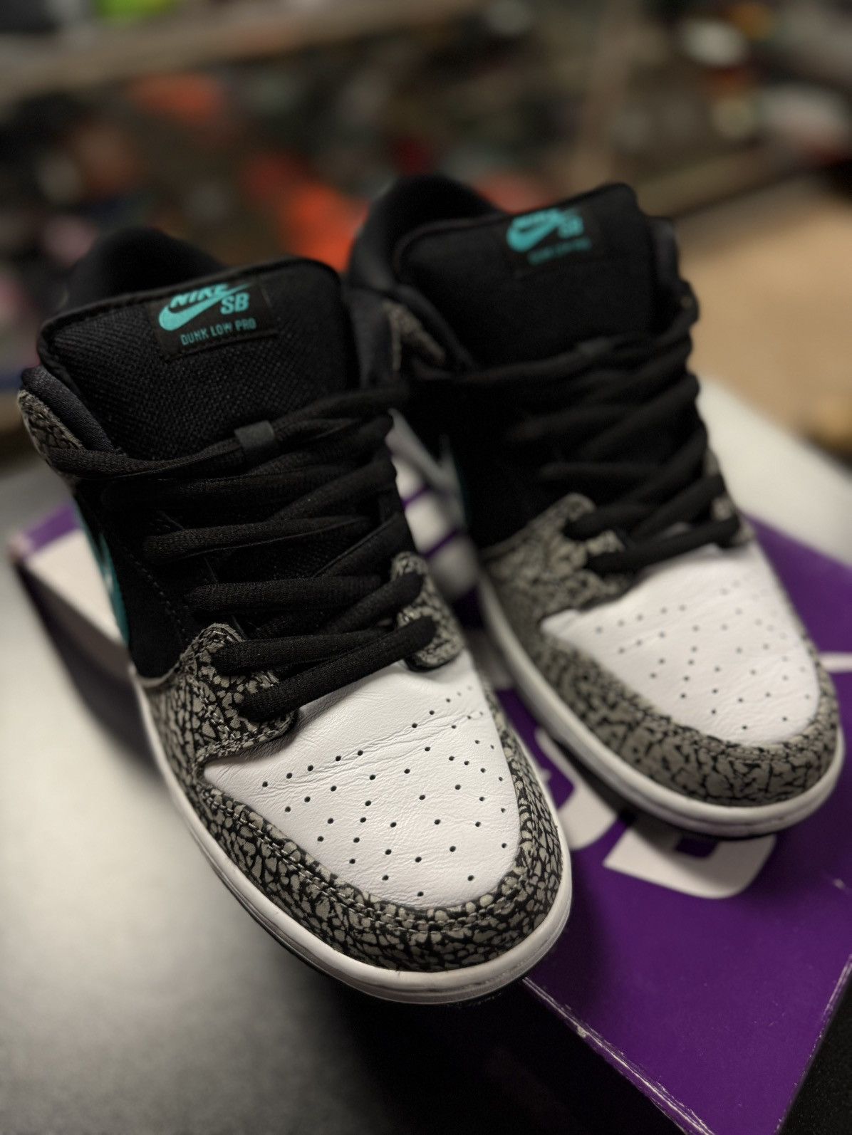 Nike Nike Dunk Low SB Atmos Elephant Size 11 (BQ6817-009) Size US 11 / EU 44 - 15 Thumbnail
