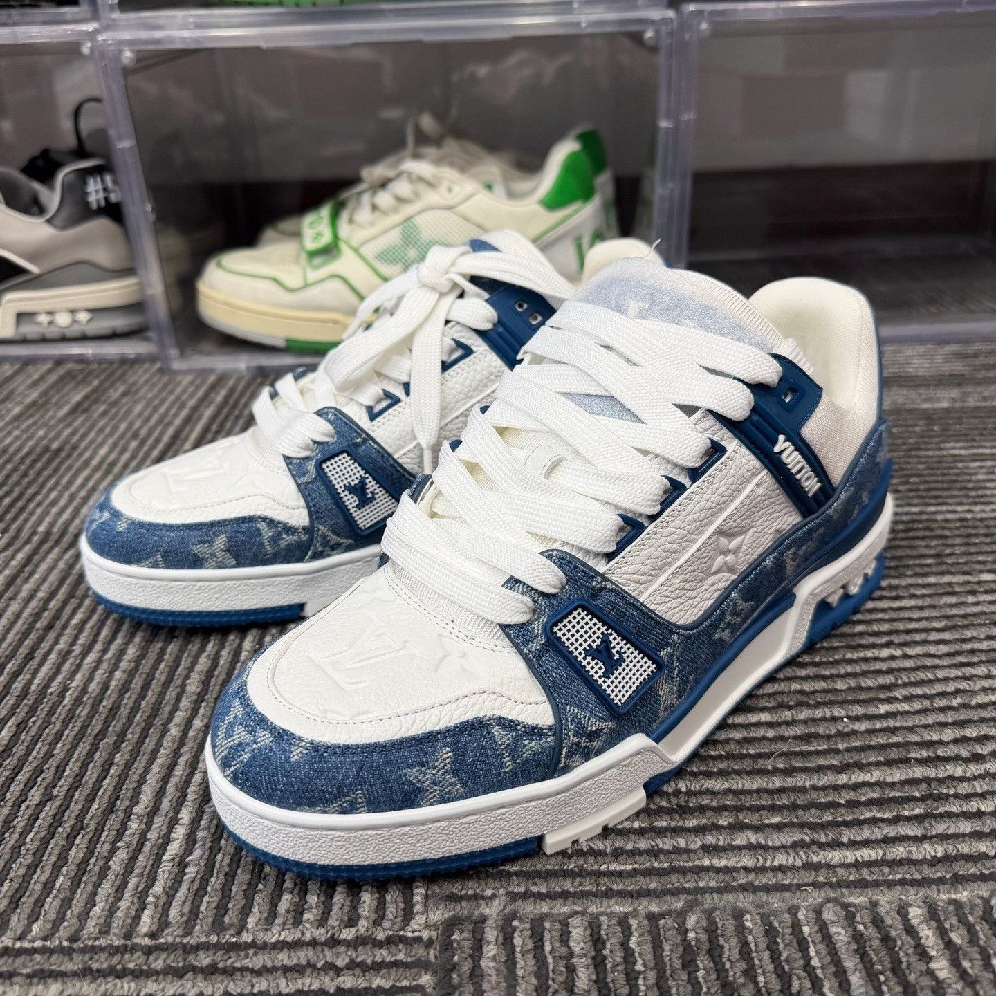 Louis Vuitton Louis Vuitton Training Denim Blue Lowtop Sneakers 7.5 Men Size US 7.5 / EU 40-41 - 1 Thumbnail