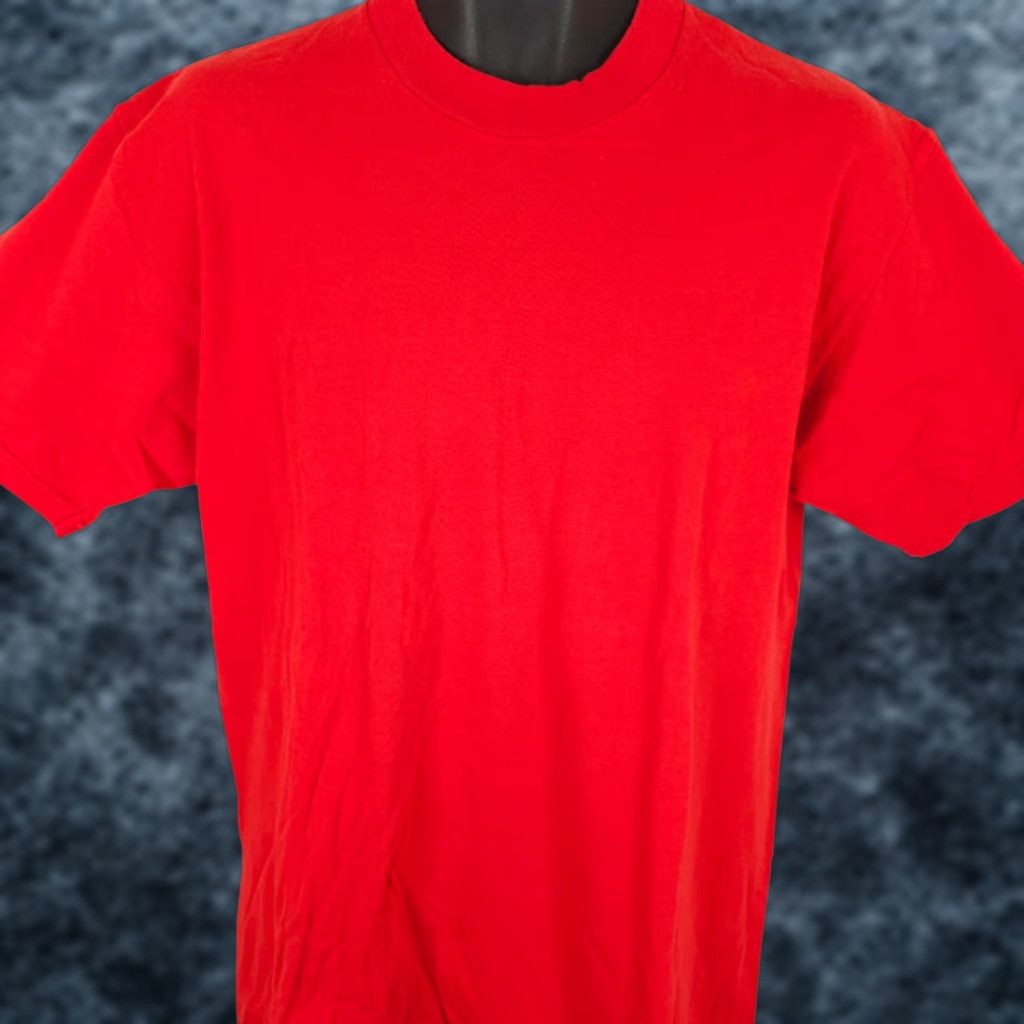 Lee VINTAGE Mervyns T Shirt Mens Large Red 90s Graphic Tee Cotton Short Sleeve Crew Neck United States Made In USA Lee Size US L / EU 52-54 / 3 - 1 Thumbnail