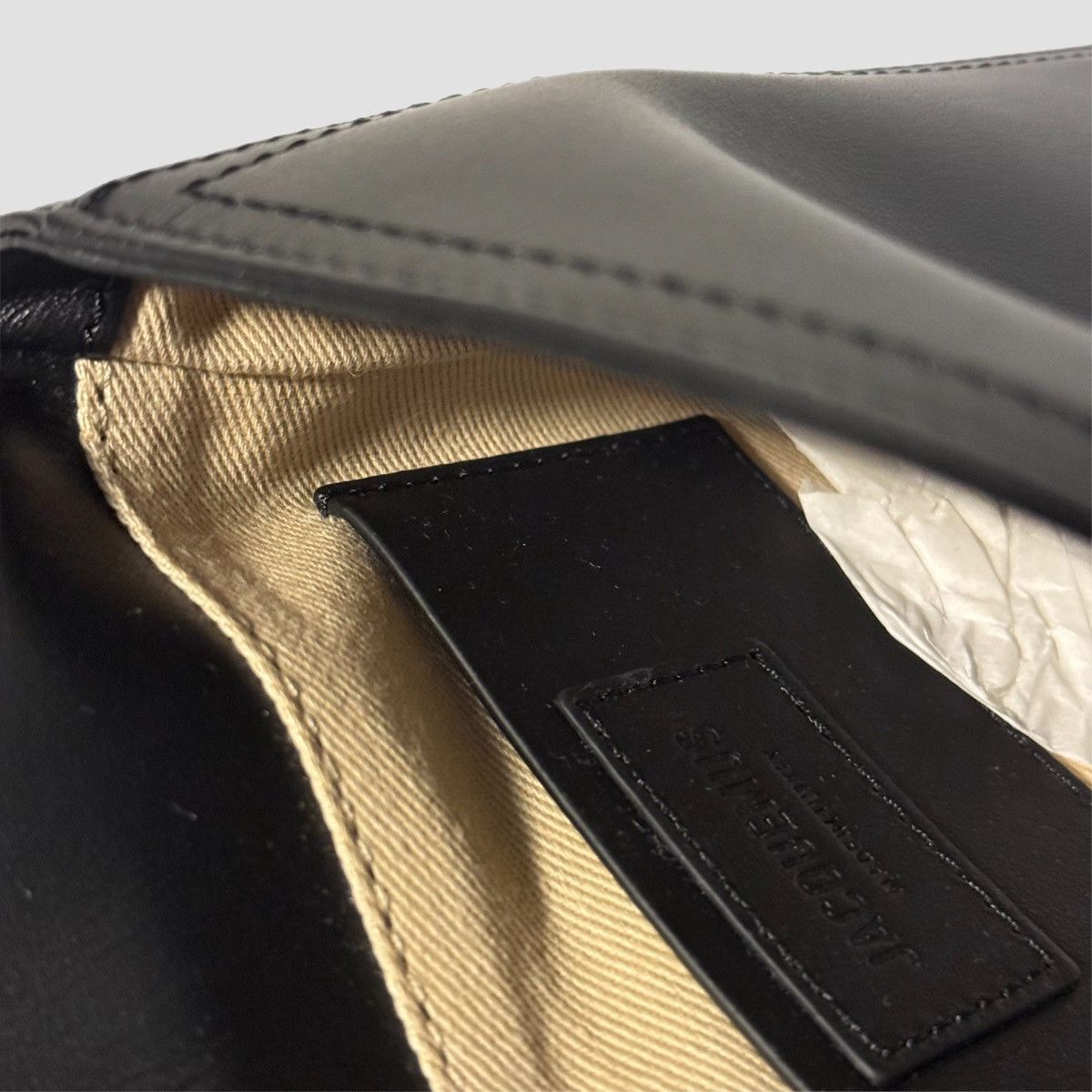 Jacquemus Jacquemus La Banane Cuerda Side Bag Black Size ONE SIZE - 8 Thumbnail