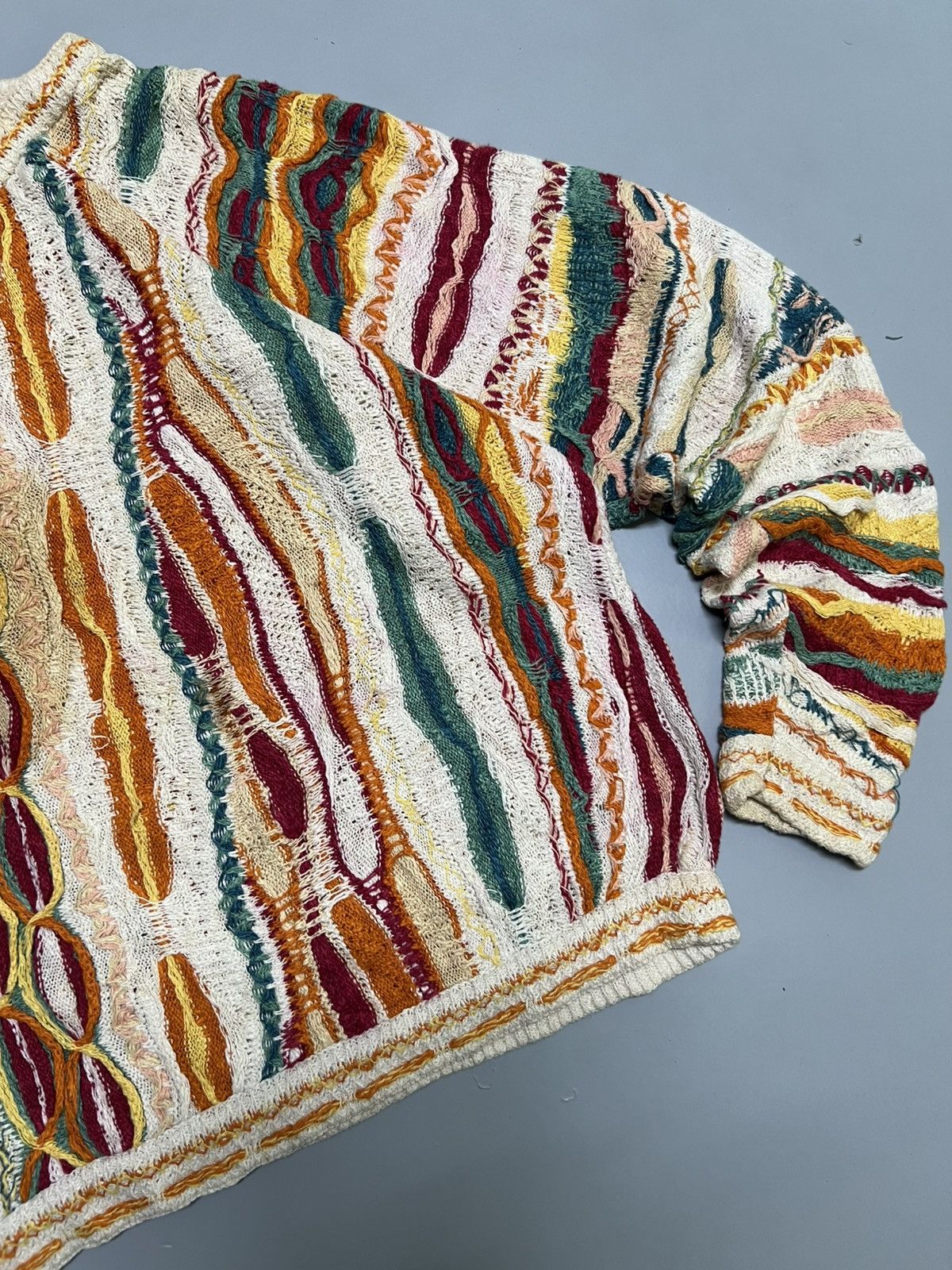 Coogi Rare vintage 90s coogi classic multicolor 3d knit Size US M / EU 48-50 / 2 - 2 Thumbnail