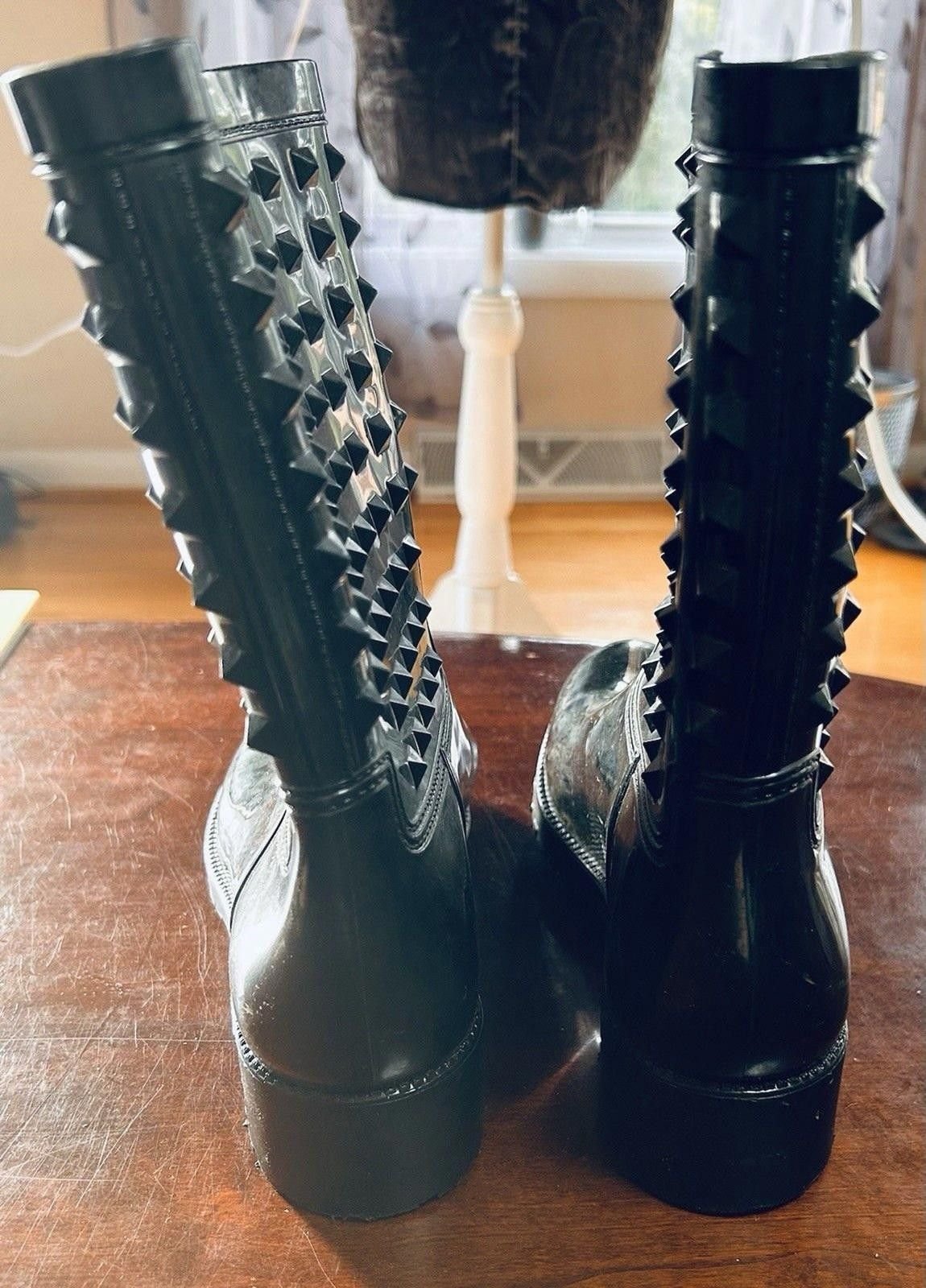 Other Personal Identity Grunge Goth Whimsy Core Black Spike Rain Size US 9 / IT 39 - 3 Thumbnail