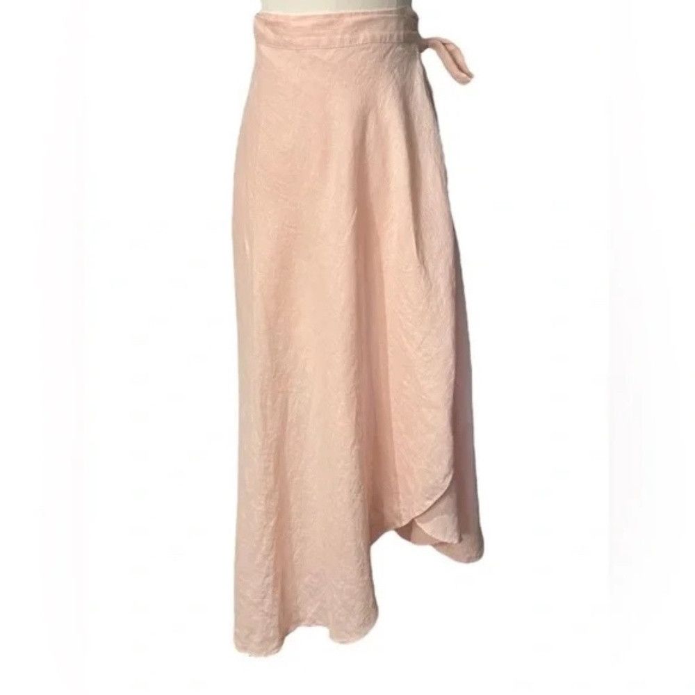 Other Aritzia Wilfred Eleta Skirt Linen Wrap Midi skirt size smal Size 28" / US 6 / IT 42 - 4 Thumbnail