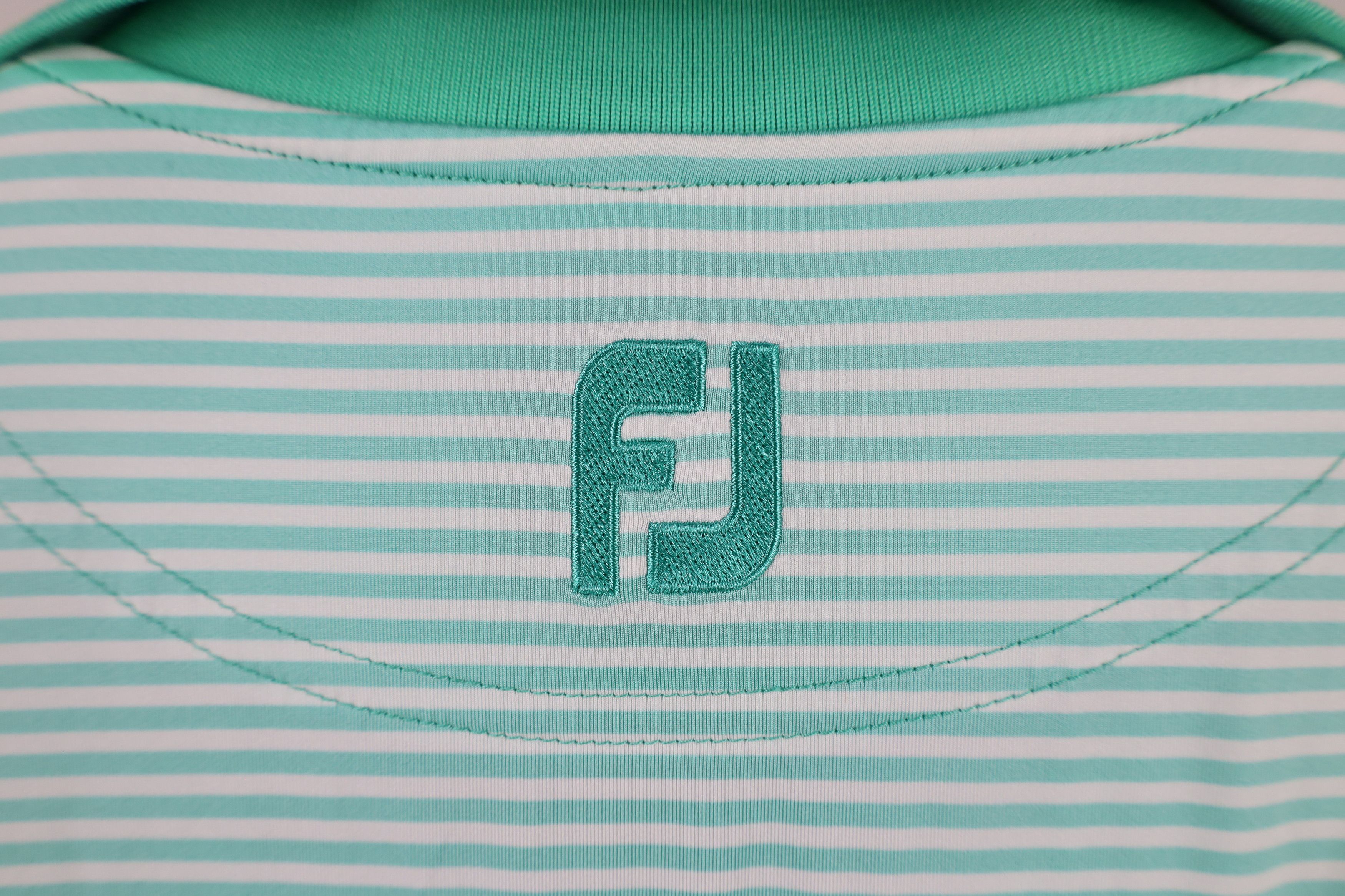 Footjoy × Vintage FootJoy Stretch Collared Short Sleeve Golf Polo Shirt Green Size US XL / EU 56 / 4 - 9 Thumbnail