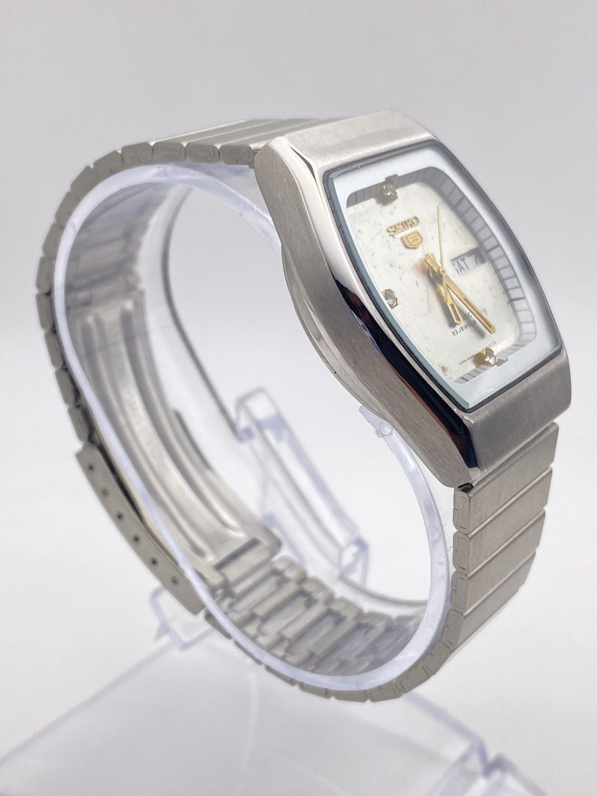 Seiko Seiko 5 Automatic Men’s Watch Vintage Style 35mm Rare Look Size 36 - 3 Thumbnail