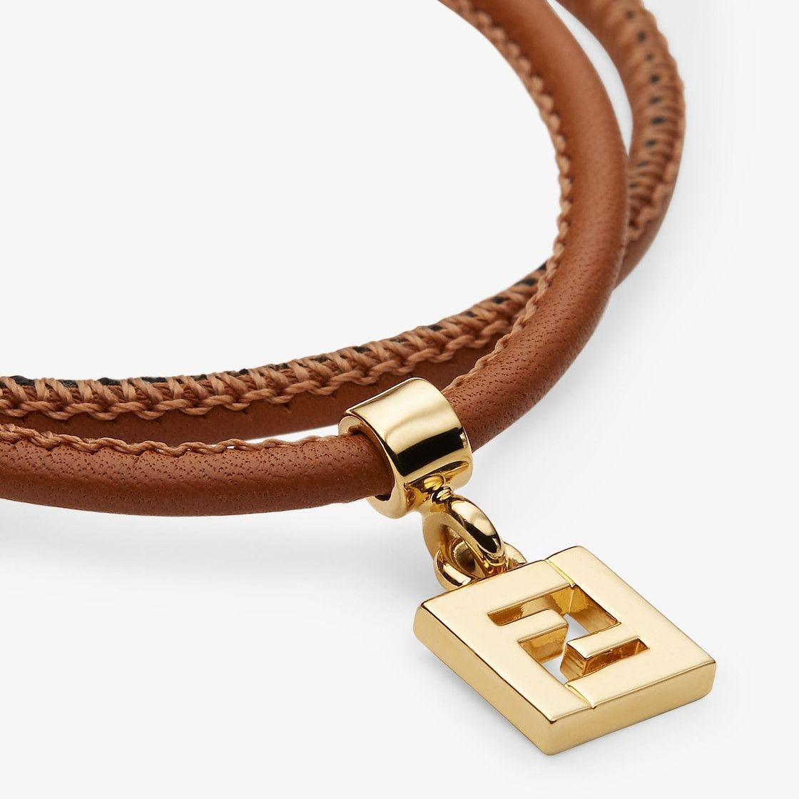 Fendi o1w1db10525 Size: OS / Forever Fendi Bracelet in Brown Size ONE SIZE - 2 Thumbnail