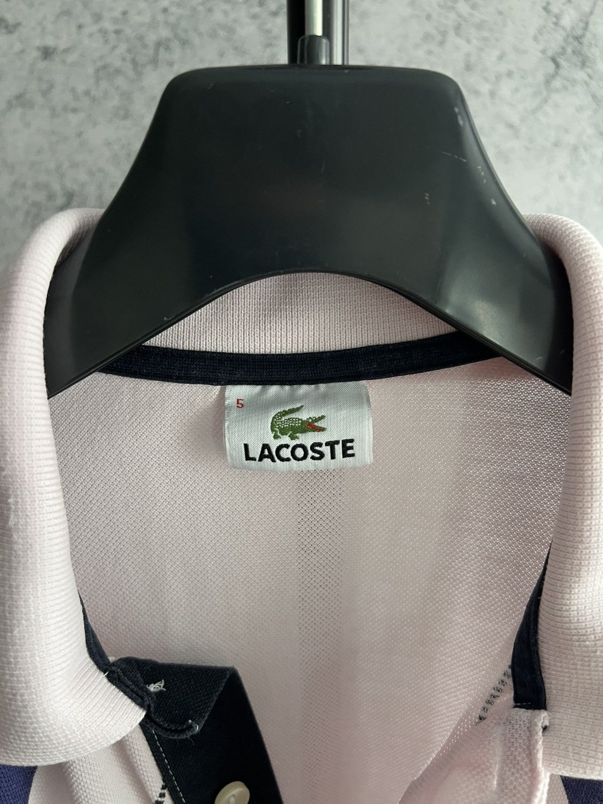 Lacoste Vintage Lacoste Polos Preppy Style 2000s Geometric Pattern Size M / US 6-8 / IT 42-44 - 3 Thumbnail