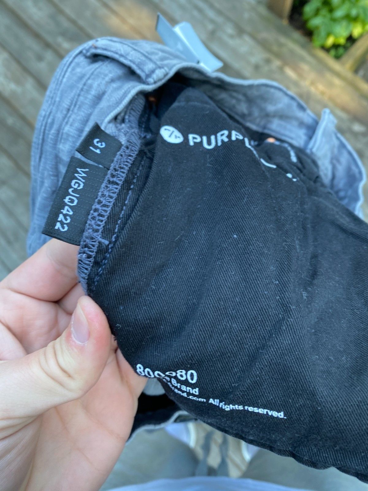 Purple Brand Purple Brand P001 Monogram Denim (Light Indigo Gray) Size 3 Size US 31 - 4 Thumbnail