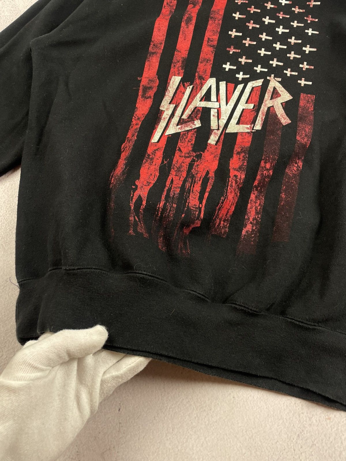 Slayer Vintage Slayer Hoodie Black L Front & Back Print Metal Band Size US L / EU 52-54 / 3 - 8 Thumbnail