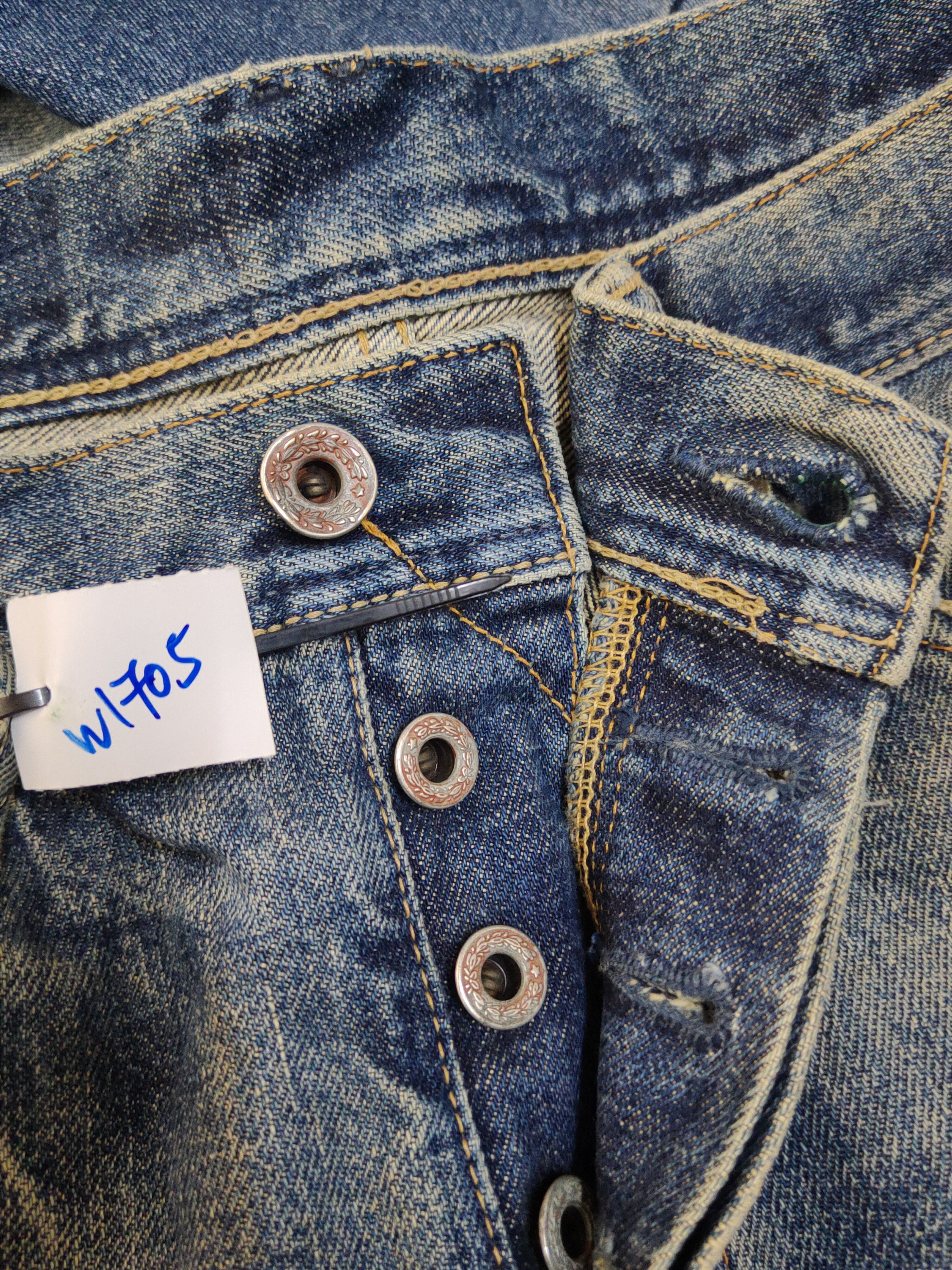 Spellbound 90' Spellbound japan Distressed Ripped denim Jeans #W1705 DL Size US 30 / EU 46 - 15 Thumbnail