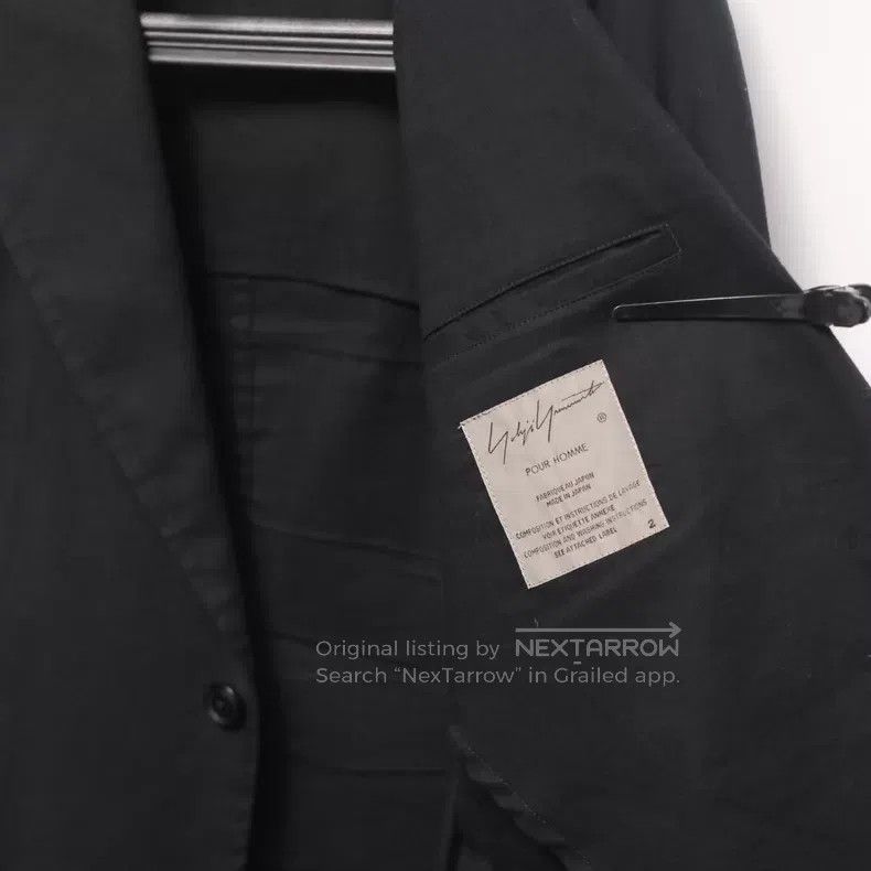 Yohji Yamamoto Yohji Yamamoto black jacket Size US M / EU 48-50 / 2 - 8 Thumbnail