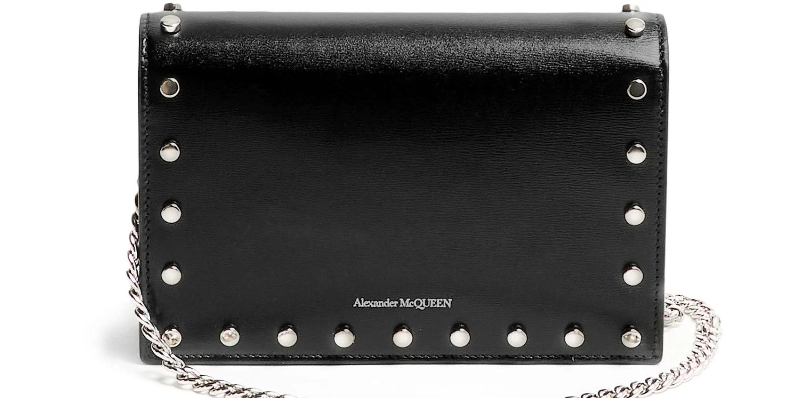 Alexander McQueen ALEXANDER MCQUEEN Skull Black Leather Shoulder Bag Size ONE SIZE - 3 Thumbnail