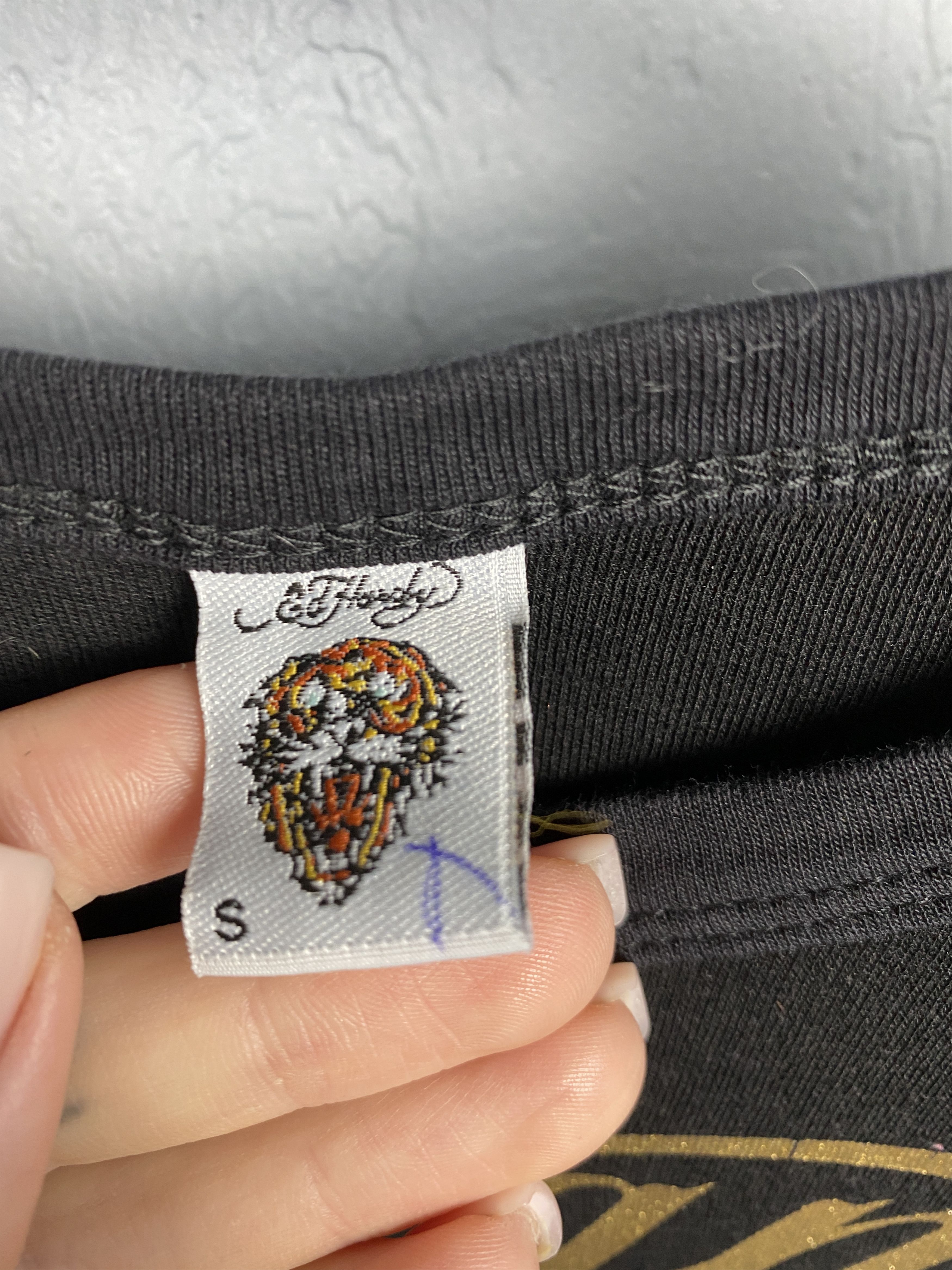 Christian Audigier × Ed Hardy × Vintage Ed Hardy by Christian Audigier Vintage Mens Grafic T-Shirt Size US S / EU 44-46 / 1 - 5 Thumbnail