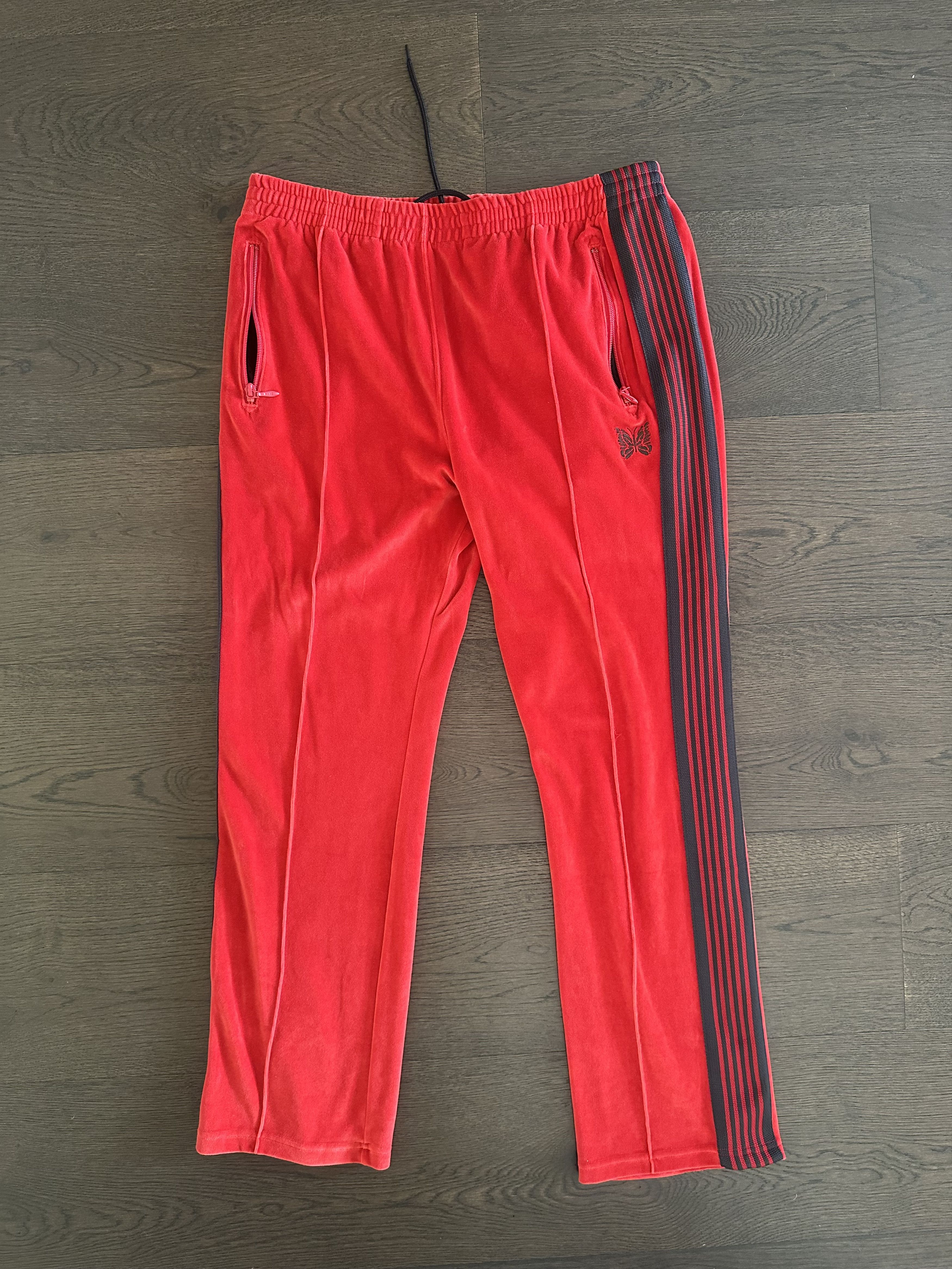 Needles Track Pants Green Pink | Grailed