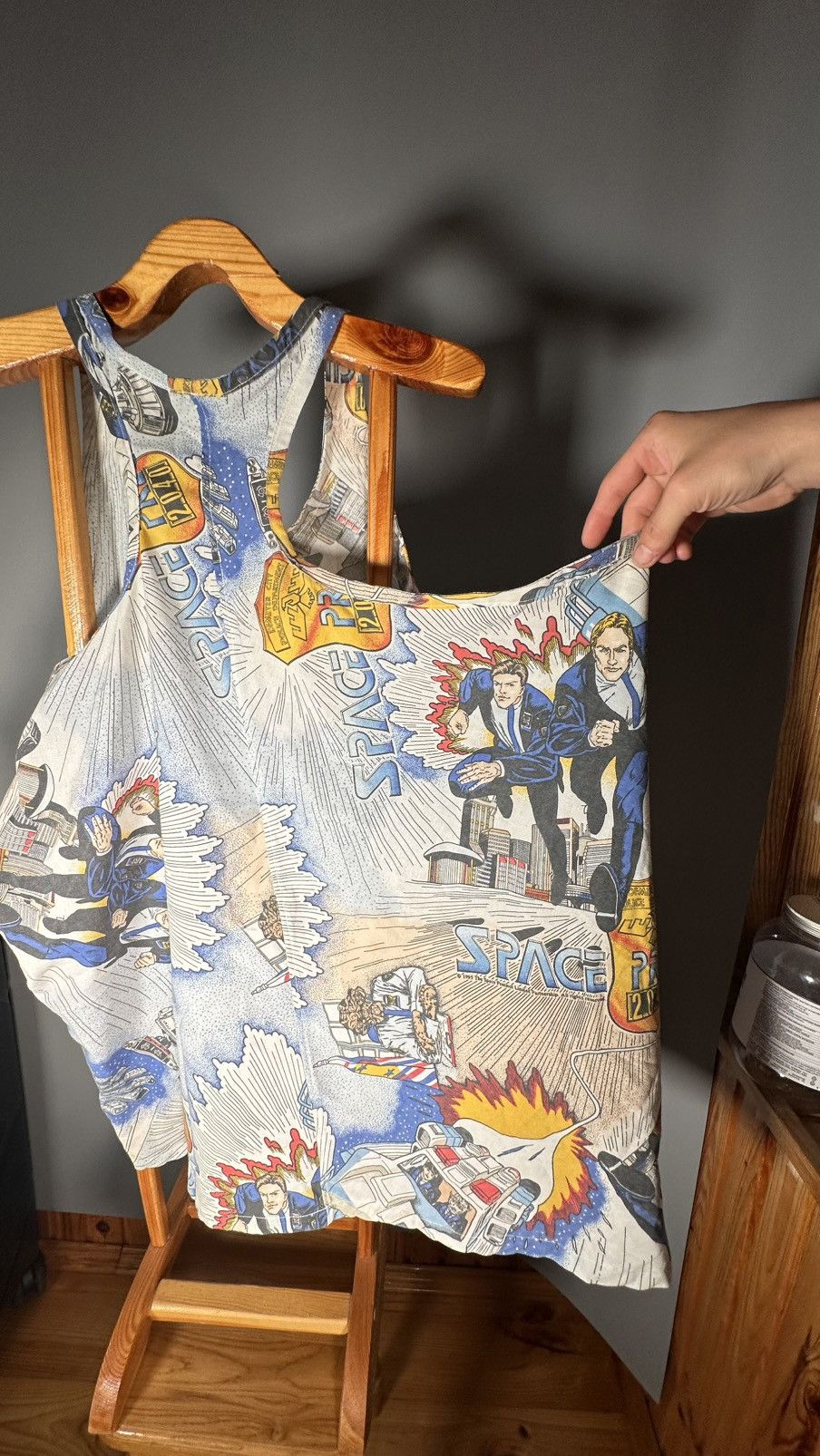 Vintage 1995 space precincts limited vintage jersey 🔥 Size US XL / EU 56 / 4 - 13 Thumbnail