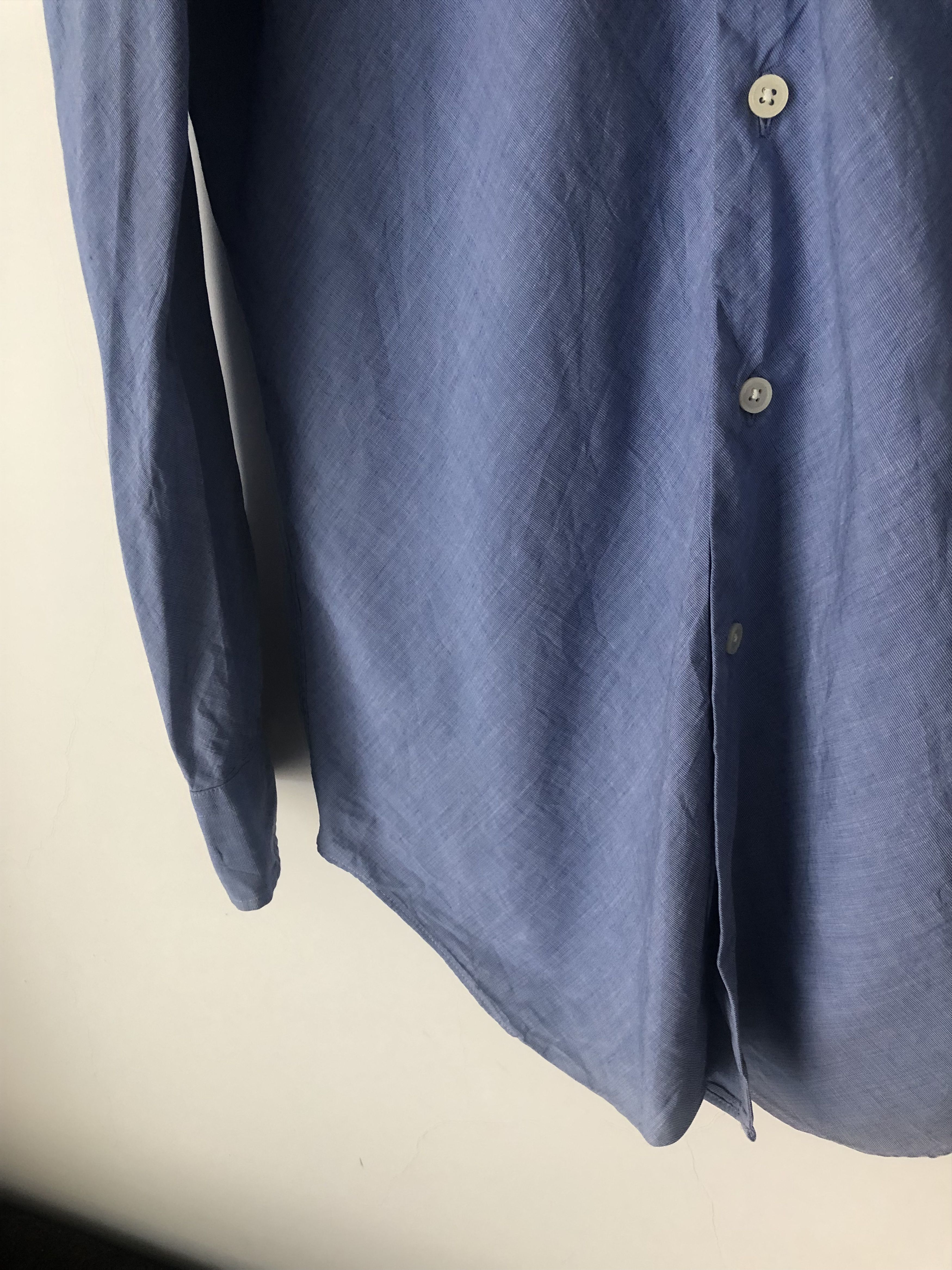 Yohji Yamamoto blue shirt Size US L / EU 52-54 / 3 - 3 Thumbnail