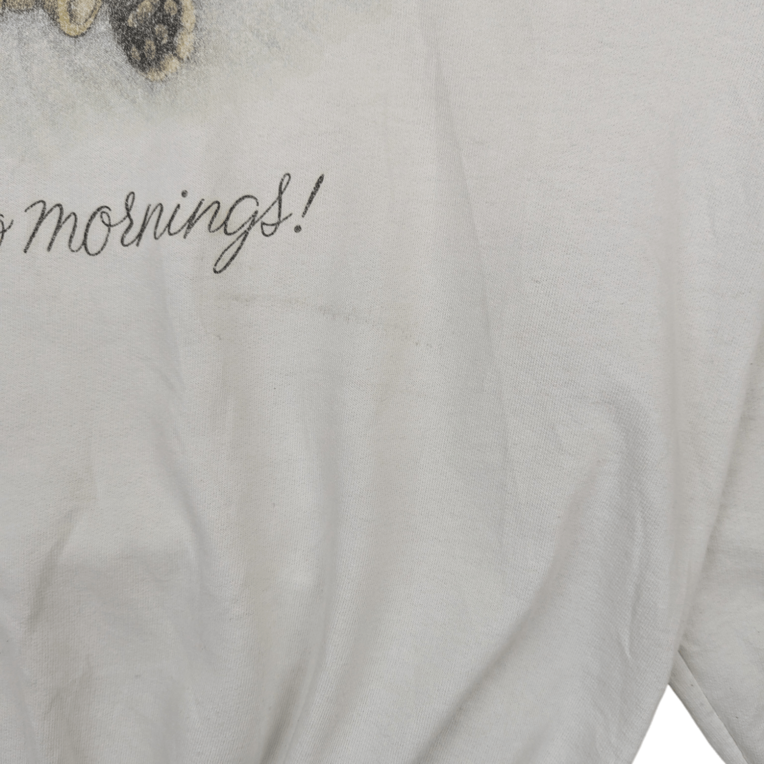 Gildan Vintage 2000's Cute Cat I Don't Do Morning Jumper Sweatshirt Size US M / EU 48-50 / 2 - 8 Thumbnail
