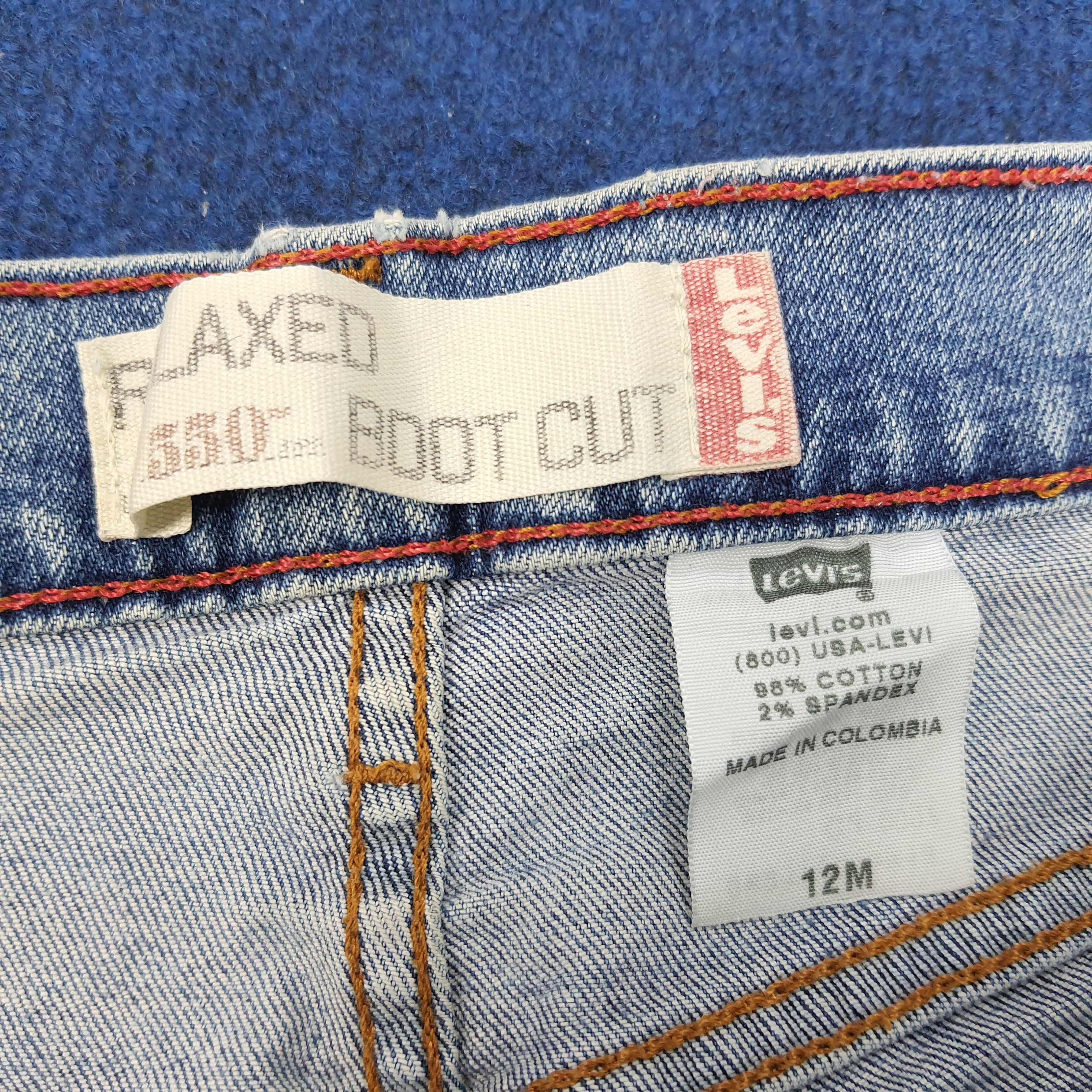 Levi's × Vintage Vintage Levi's 550 Relaxed Boot Cut Distressed Jeans Size US 30 / EU 46 - 9 Thumbnail