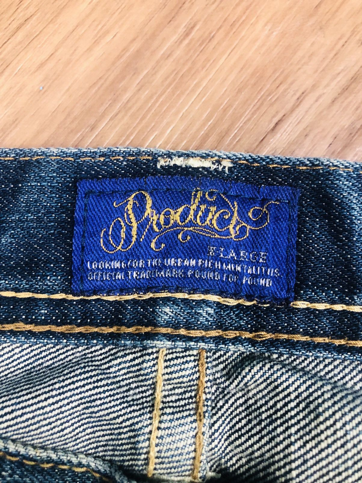 If Six Was Nine Authentic Fine Denim Distress Jeans (37) Size US 36 / EU 52 - 9 Thumbnail