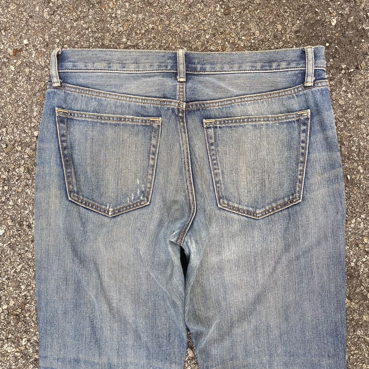Japanese Brand × Vintage Japanese Distressed Denim Faded Blue Jeans Pants Size US 34 / EU 50 - 12 Thumbnail