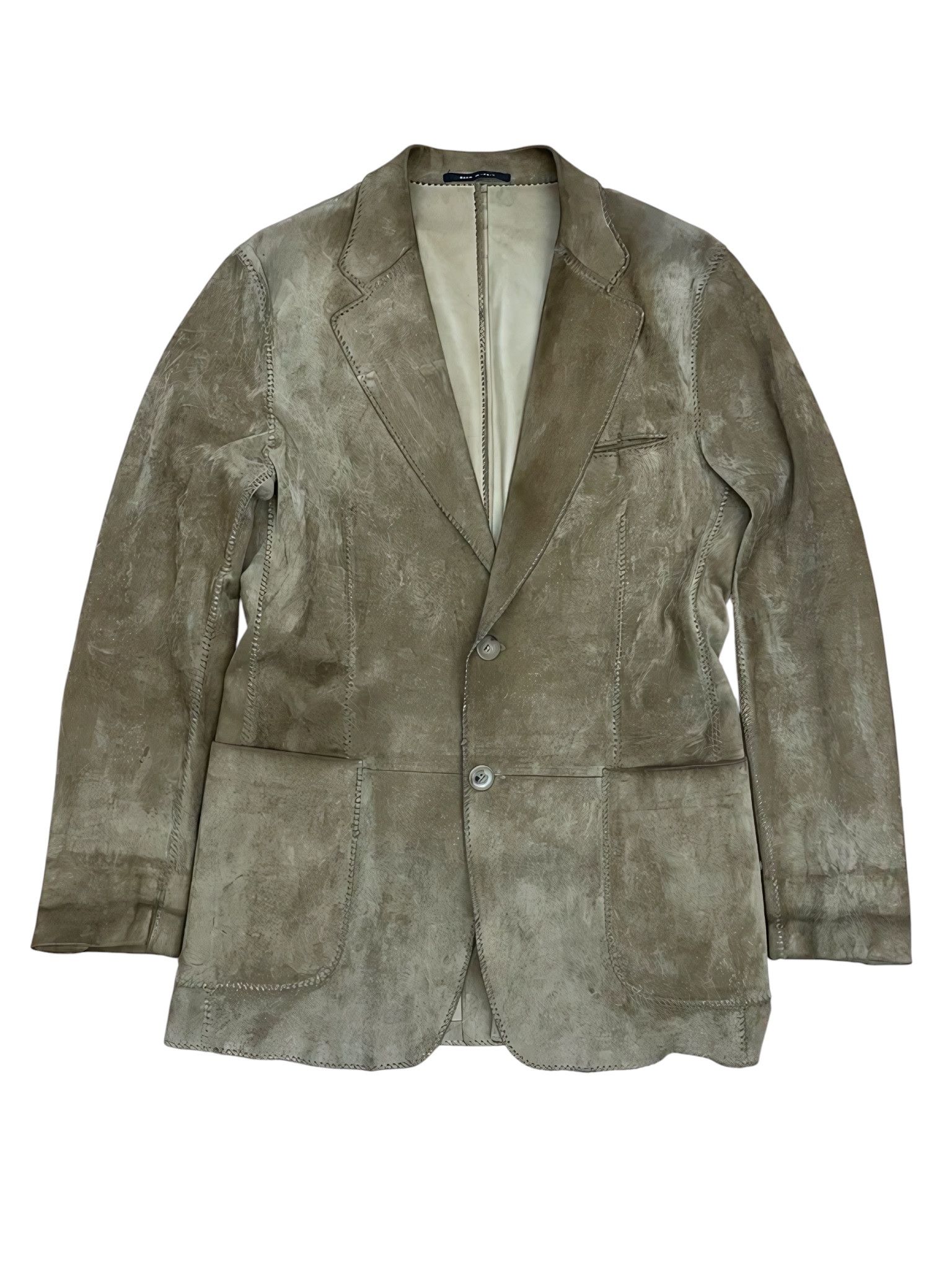 Gucci F/W 2002 RUNWAY SUEDE LEATHER BLAZER JACKET BY TOM FORD Size US M / EU 48-50 / 2 - 2 Thumbnail